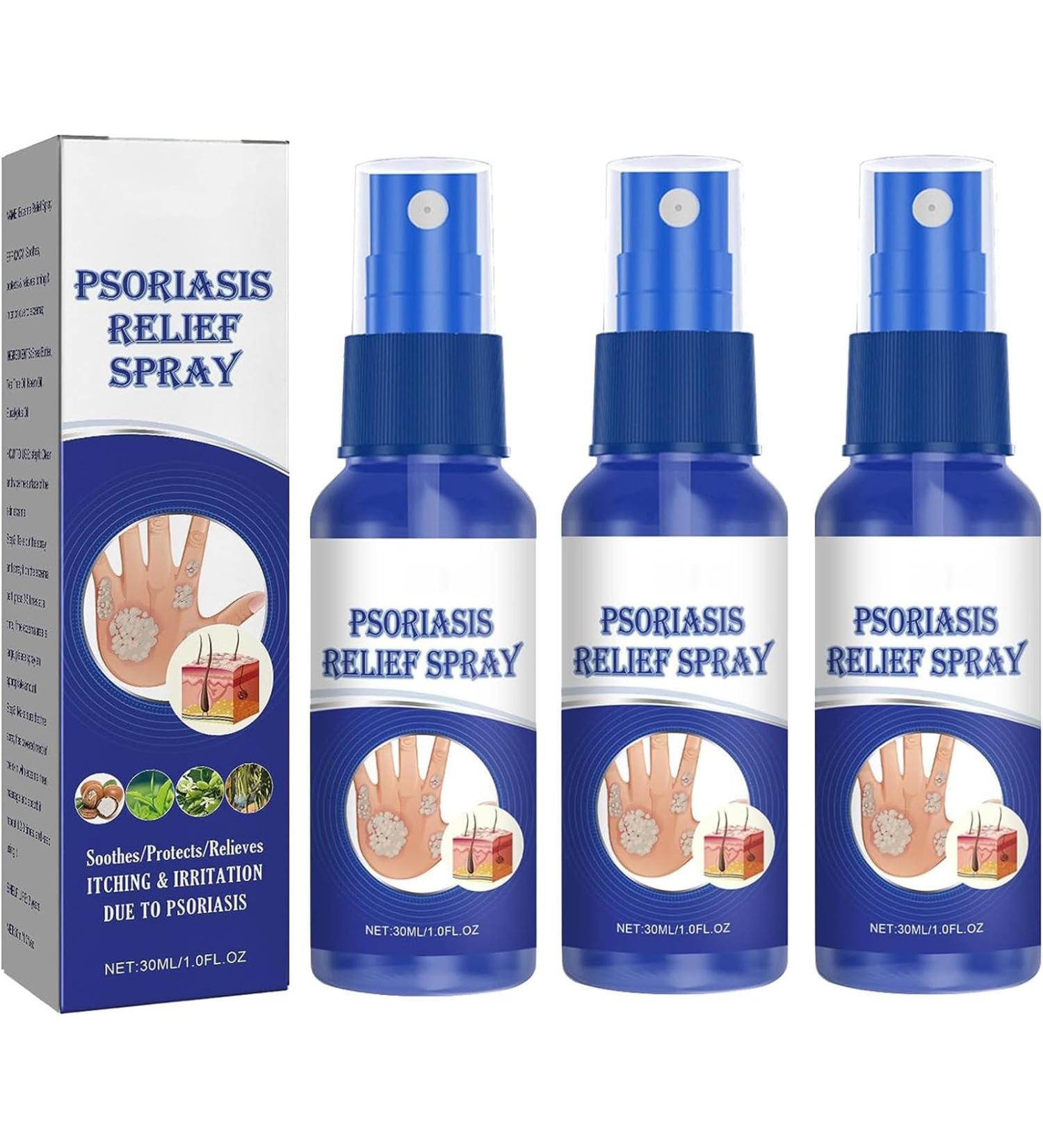EXQST 30ml Psoriasis Repair Spray - Herbal Treatment for Skin Plaque Psoriasis - Stops Burning and Itching - 3pcs - Buy Online on GoSupps.com