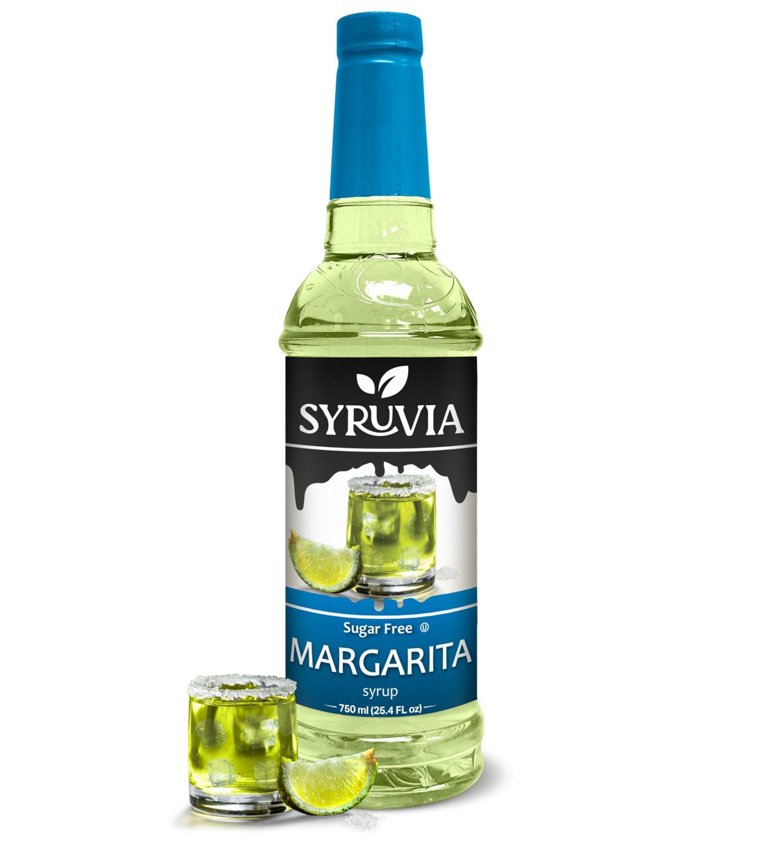 Syruvia Sugar Free Lime Margarita Syrup - Flavored Cocktail Mixer for Drinks Fresh Lime Drink Flavoring for Cocktails & Mocktails No Calorie Gluten Free Keto Friendly (25.4 fl oz) Sugar-Free Margarita - Buy Online on GoSupps.com