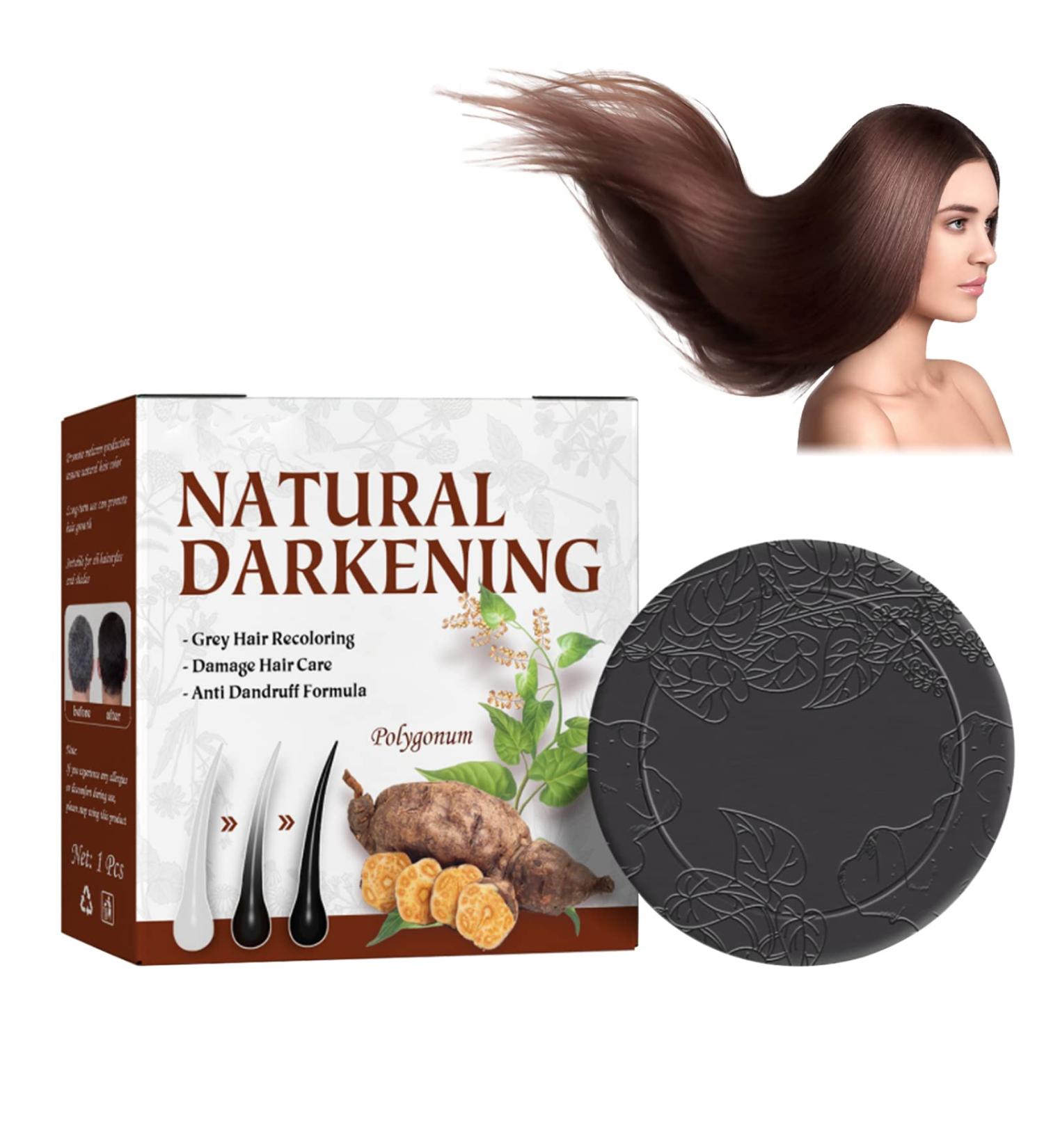 Organic Gray Reverse Shampoo Bar Solid Shampoo Bar Hair Coloring Shampoo Shampoo Bar for Hair Growth and Hair Damage Repair - Buy Online on GoSupps.com