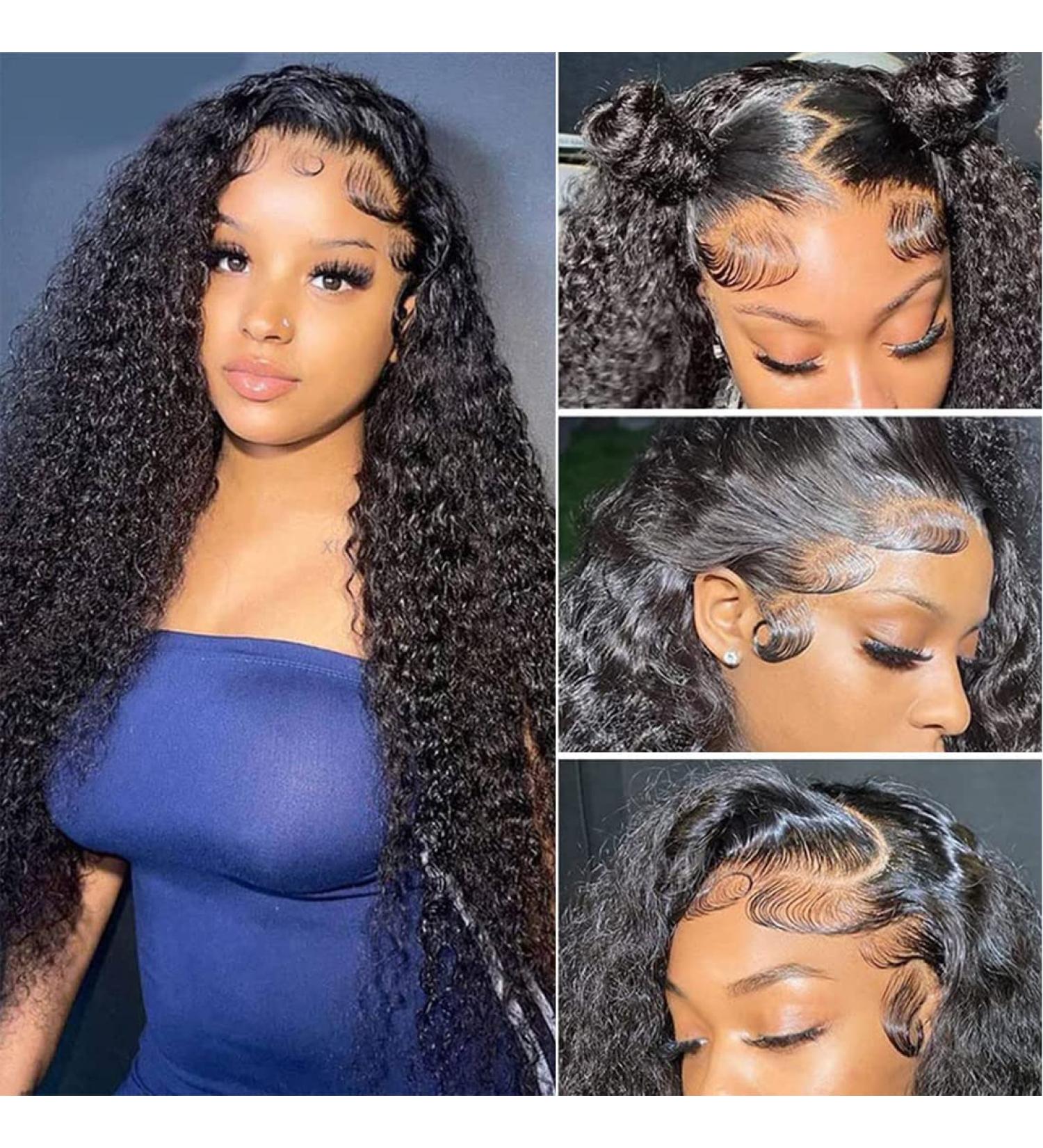 MSGEM Brazilian Water Wave 13x4 Lace Front Human Hair Wig 18 180% Density - Pre Plucked Wet and Wavy Virgin Hair Wig for Black Women - Buy Online on GoSupps.com