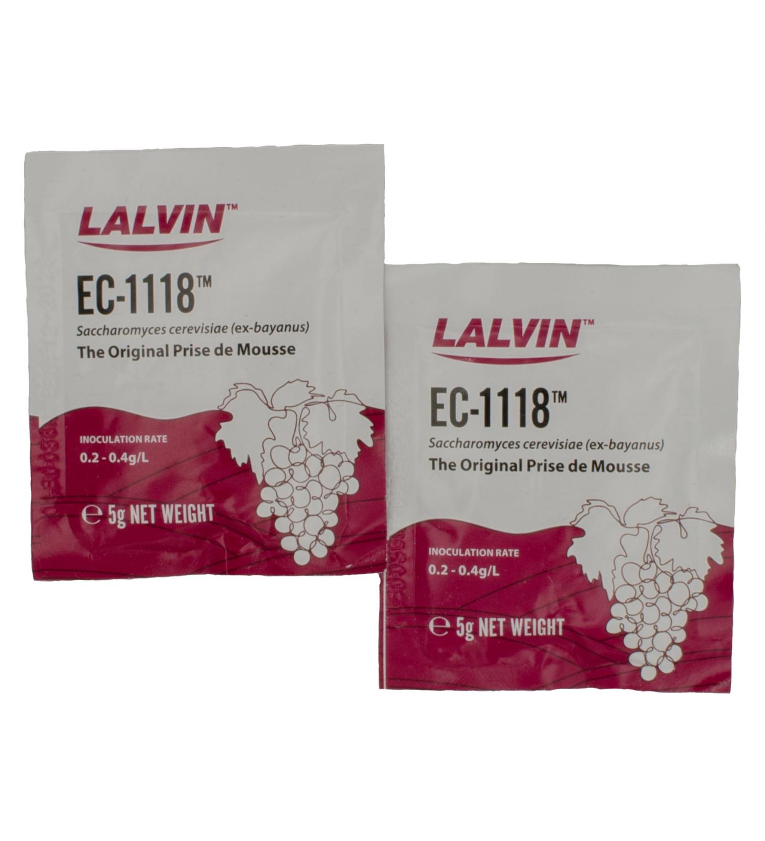 2x Lalvin EC1118 levure s che 5 g pour vin blanc vin ros vin de fruits fermentation froid fermentation de vin effervescent