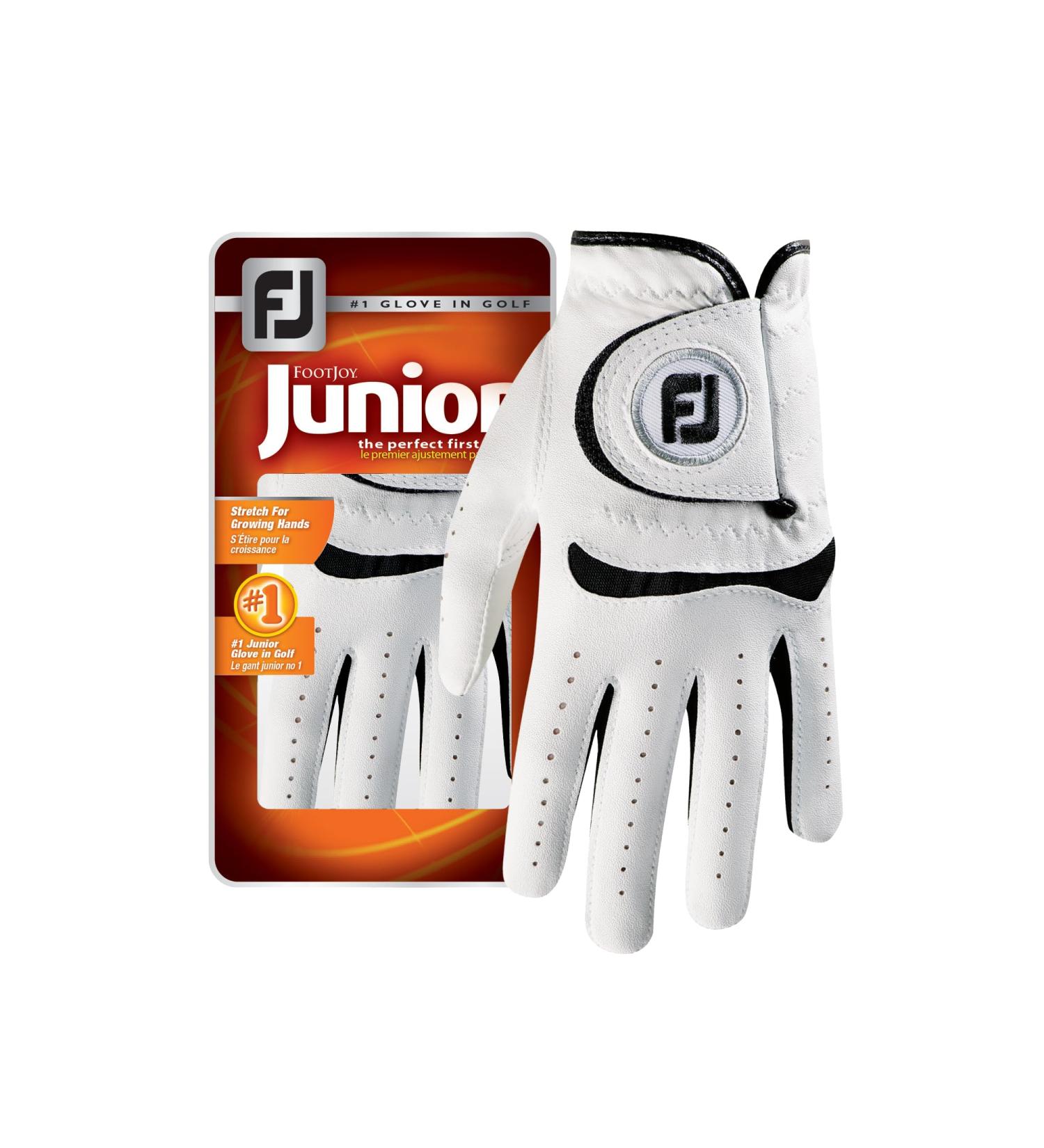Buy Footjoy Kids Golf Glove Junior RH - Left-Handed (M White/White) | International Shipping - Buy Online on GoSupps.com