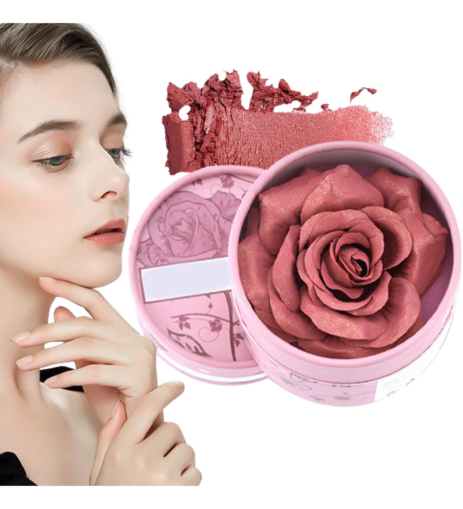 Flower Beauty Blush 3D Blush with rose petals Contour Illuminator Fragrance 35g Pigmented Makeup for DayNight Travel and Events Beige - Buy Online on GoSupps.com