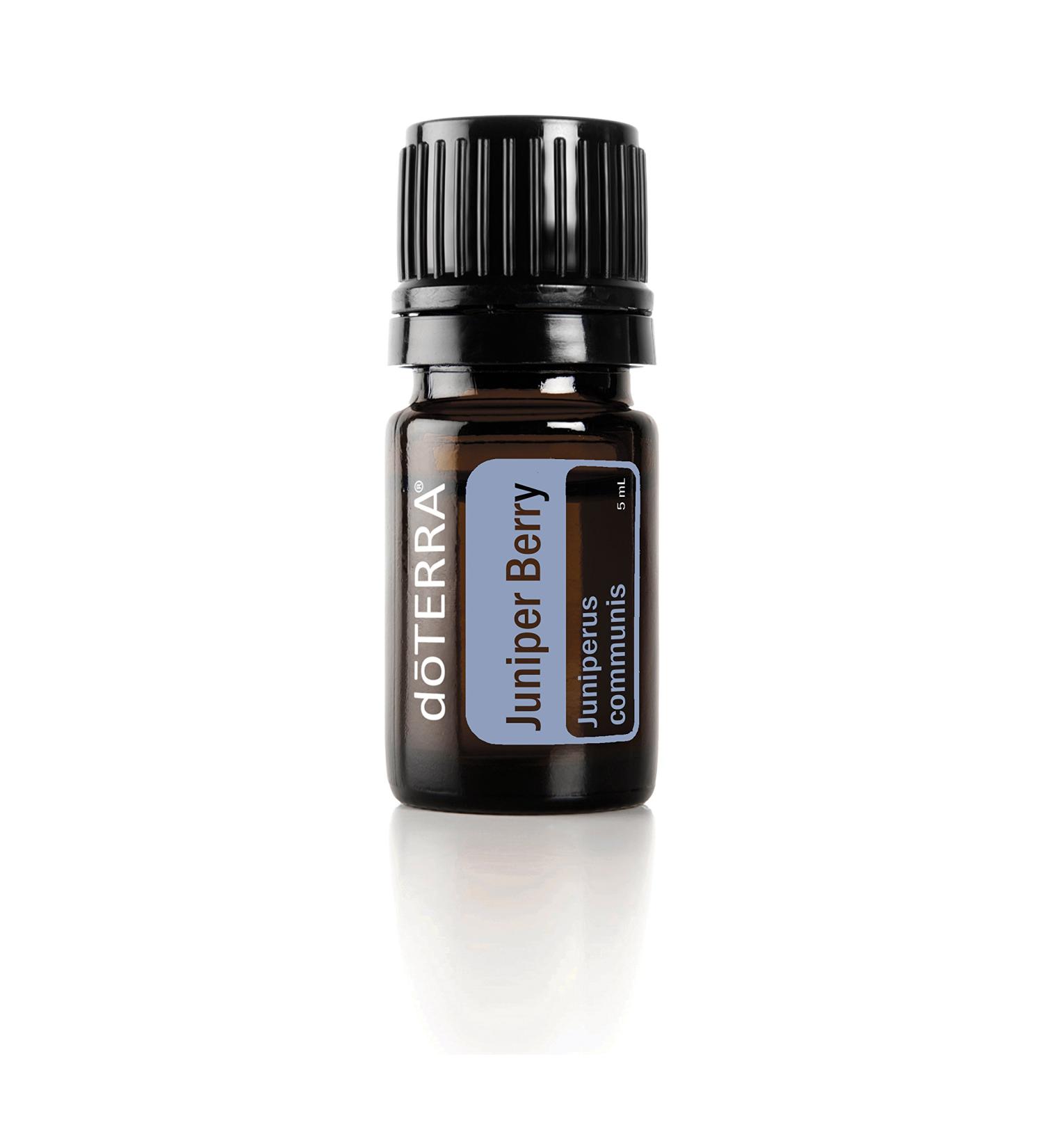 doTERRA Juniper Berry Essential Oil - Supports Healthy Kidney and Urinary Tract Function Natural Skin Toner Cleanser Detoxifying Agent Calming Effect for Diffusion Internal Topical Use - 5 ml