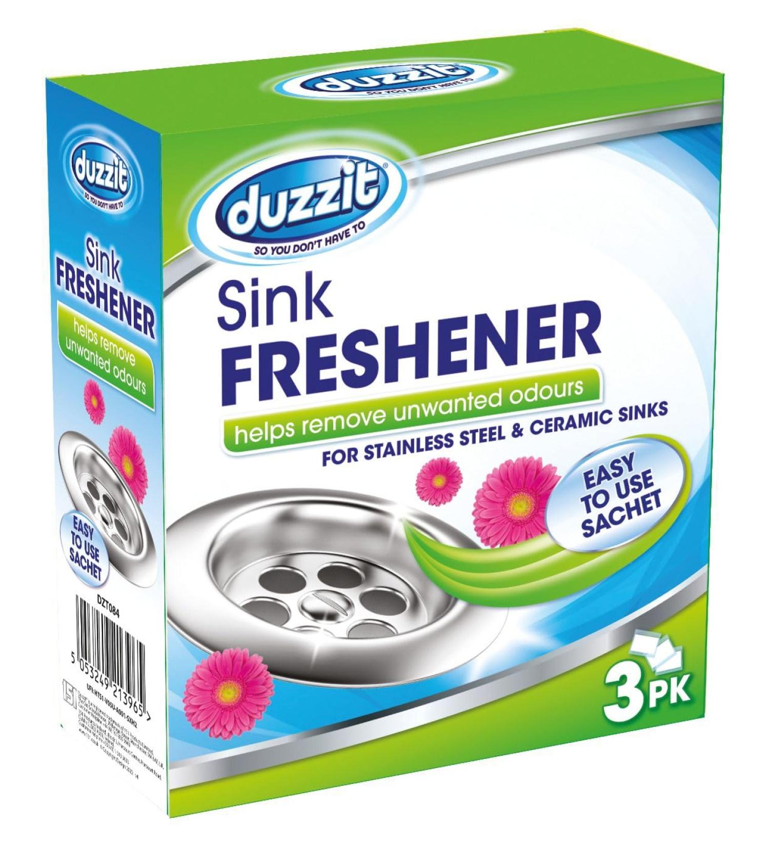 Sink Freshener Sachets - Odour Removal Easy to Use Pack of 3 (1.06 oz) - Eco-Friendly Solution - Buy Online on GoSupps.com