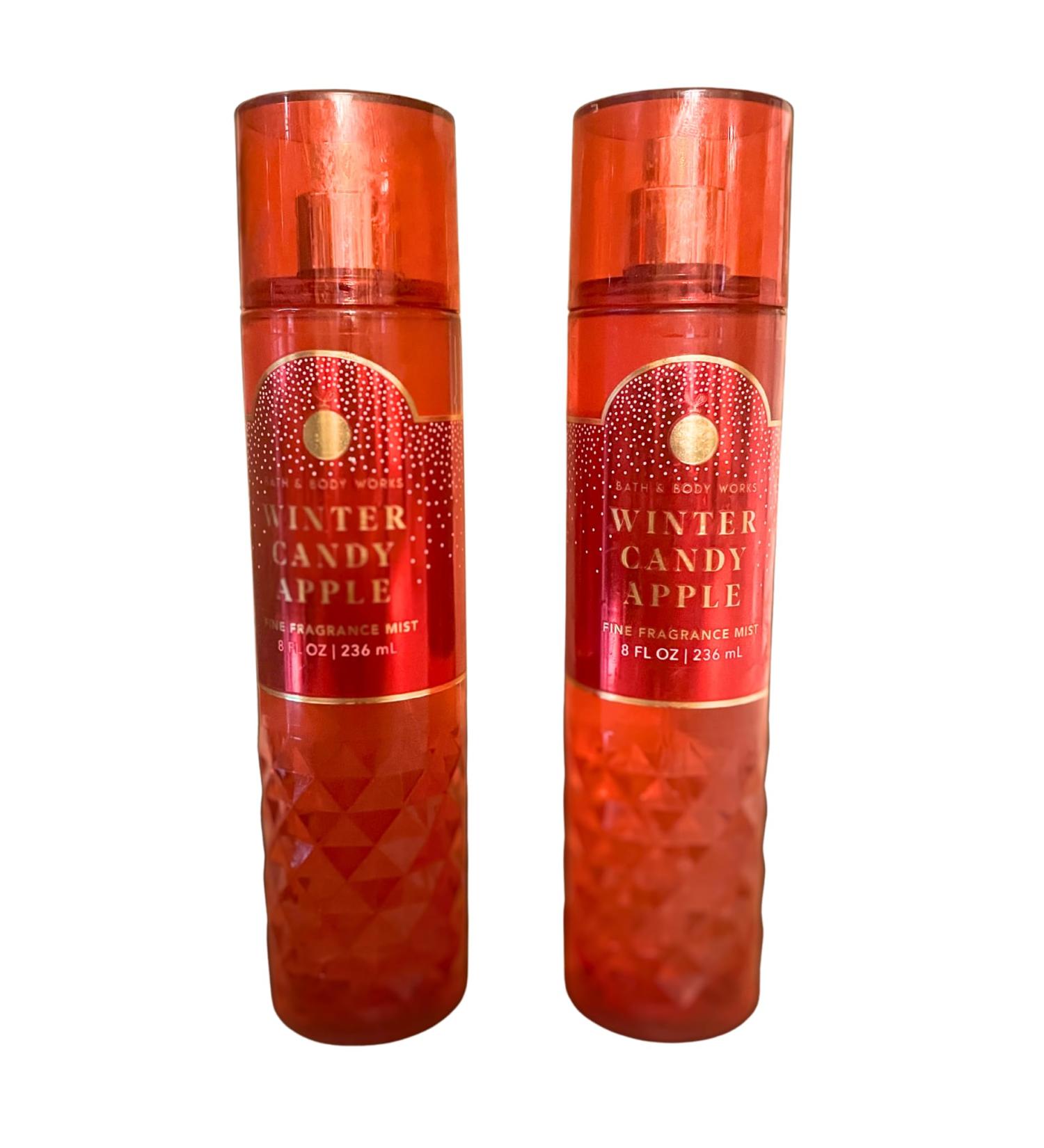 Lick 'er Lips Lip Balm BBW Winter Candy Apple Fine Fragrance Body Mist 2 pack