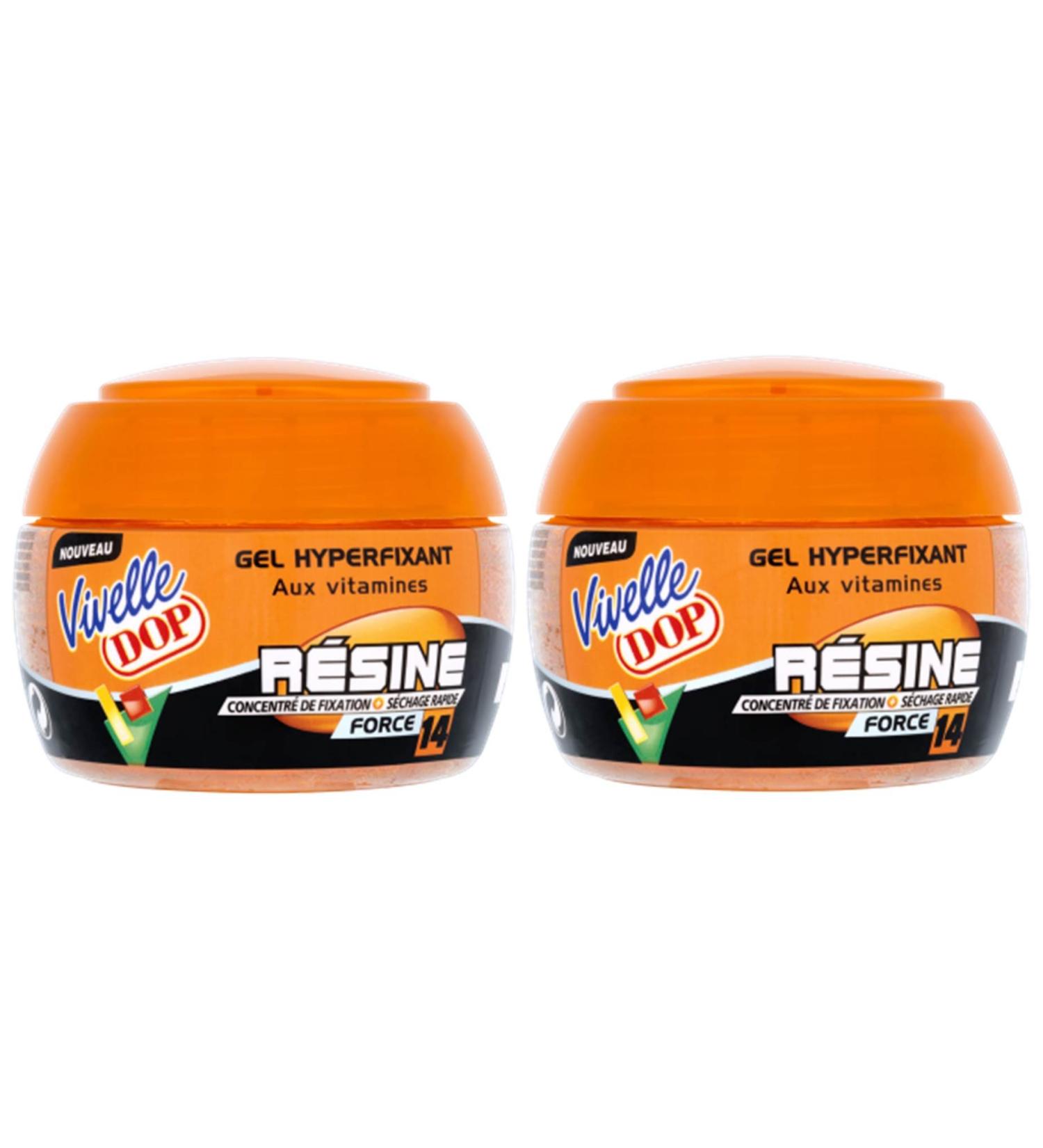 VIVELLE DOP - Hyperfixing Styling Gel with Resin Vitamins Strength 14 for Men - 150 ml - Pack of 2