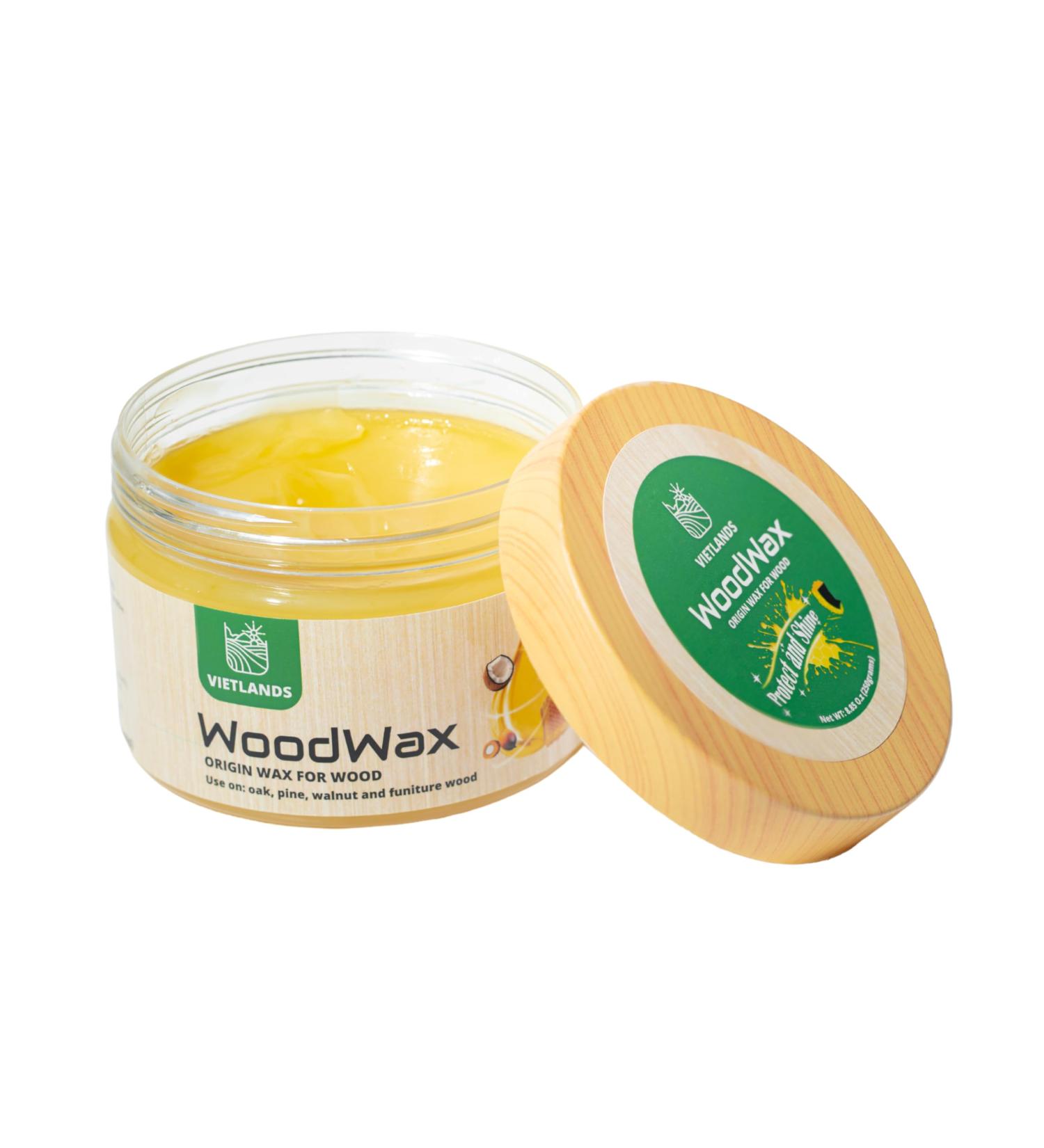 WoodWax - Natural Beeswax Furniture Polish & Protector for Doors Tables Chairs Cabinets | 8.85 Fl oz - Shine & Care for Your Home - Buy Online on GoSupps.com