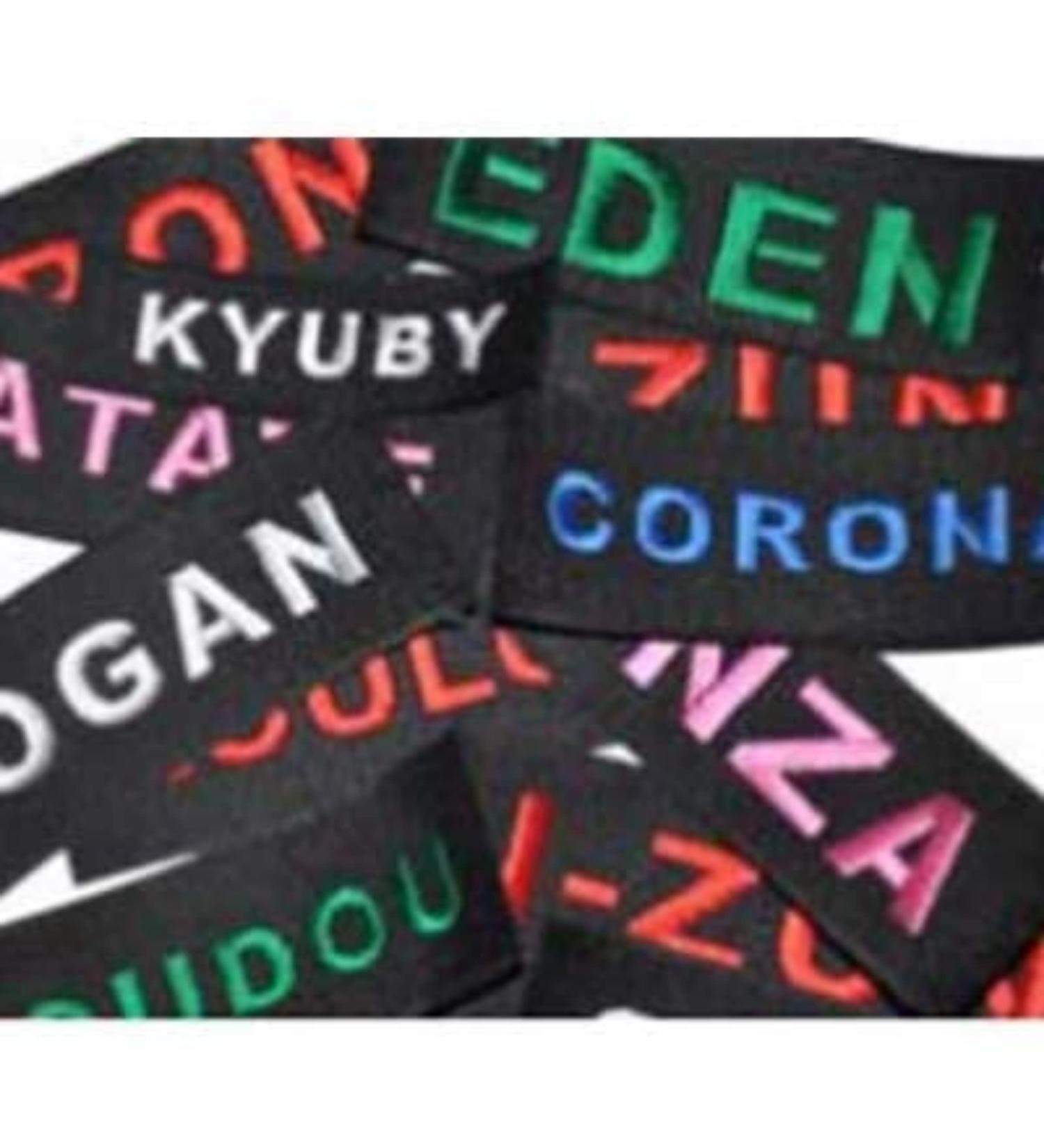 Custom Labels for Julius K9 - Pair of Interchangeable Size Patches - Black - Easy to Use with Julius K9 Harnesses - Reflective - Logo Illustration - Product Information - Powerharnesses Compatible - Buy Online on GoSupps.com