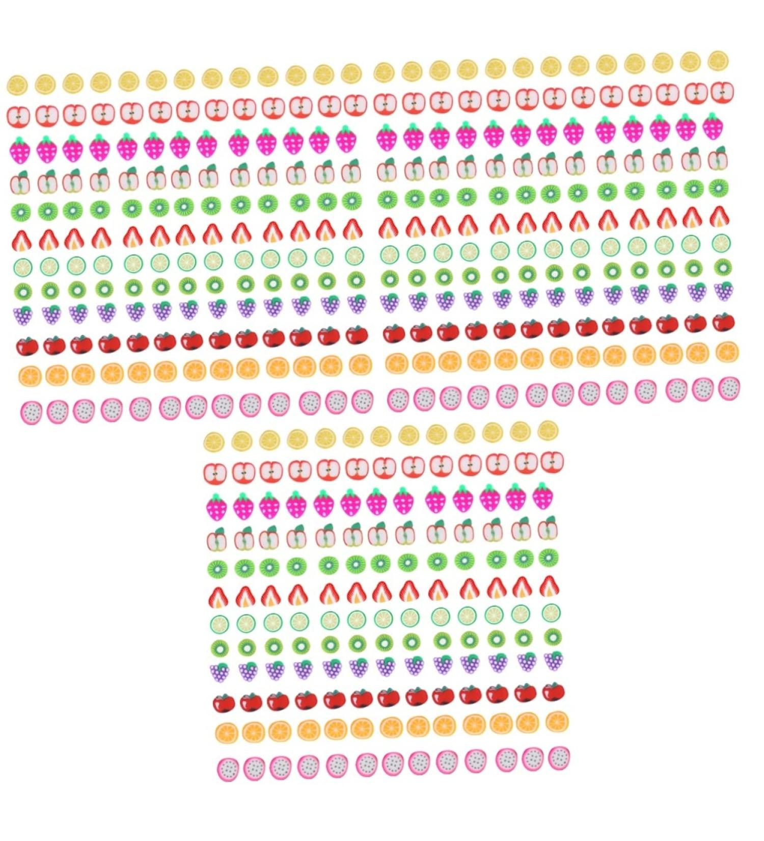 FOMIYES 7200 Pcs 12 Fruit Sliced nail Art Accessories Women Nail Art Slices Resin Nail Decoration Fruit Decor 3d Fruits Nail Decor Scrapbook Embellishments Novelty Applique Flowers - Buy Online on GoSupps.com