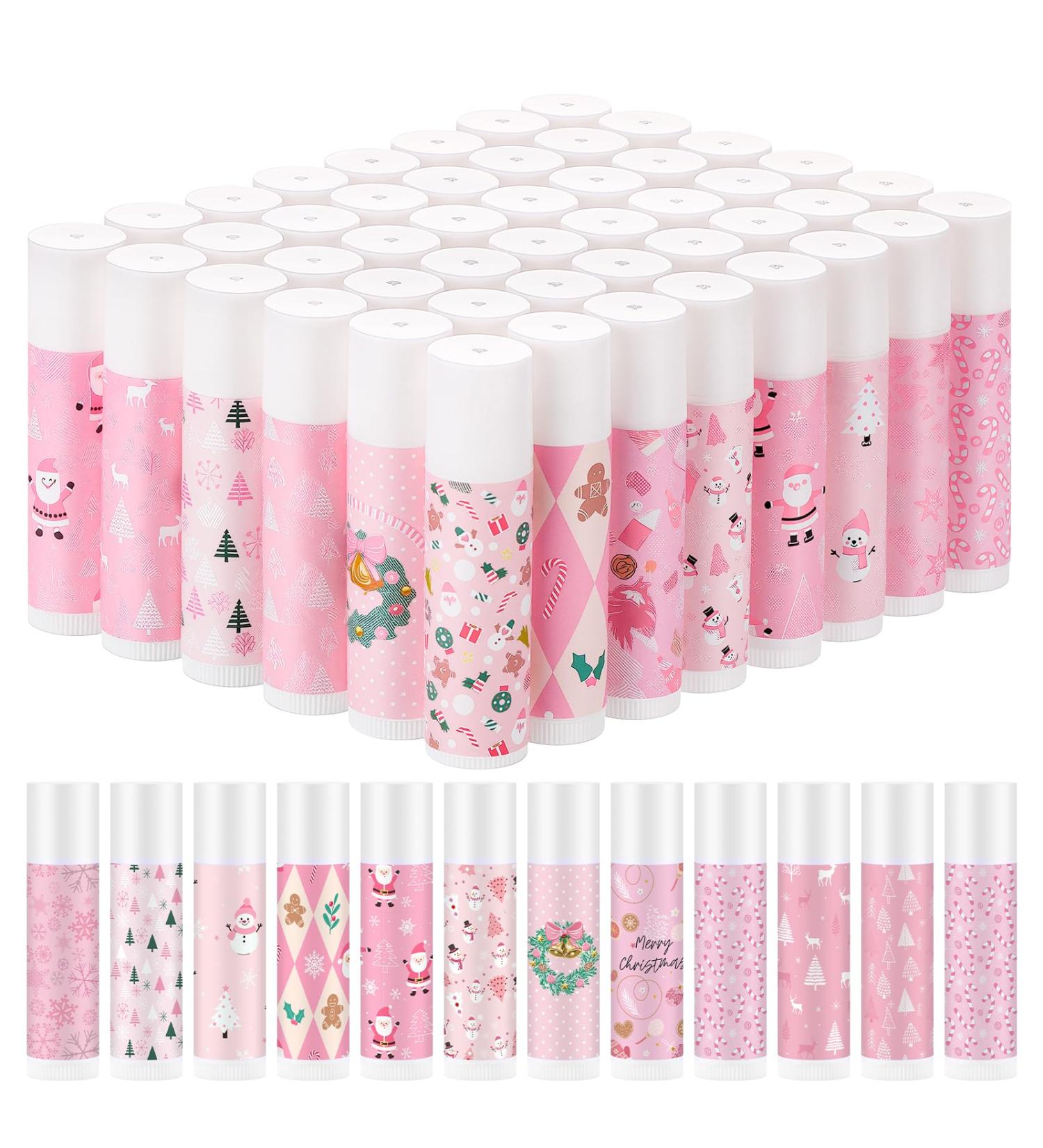 Maxcheck 48 Pcs Christmas Lip Balm Bulk Mini Candy Cane Lip Balm Moisturizing Gift Christmas Stocking Stuffers for Xmas Party Gifts Coworker Staff Employee Appreciation Gifts(Sweet Xmas) - Buy Online on GoSupps.com