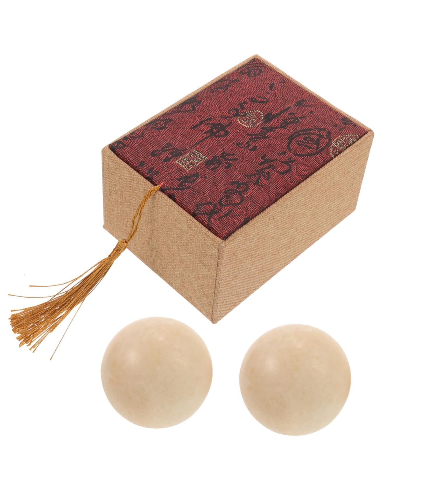 Clispeed Jade Fitness Handball Massage Balls Set - Natural Quartz Hand Massage for Deep Tissue Relief & Relaxation - Buy Online on GoSupps.com