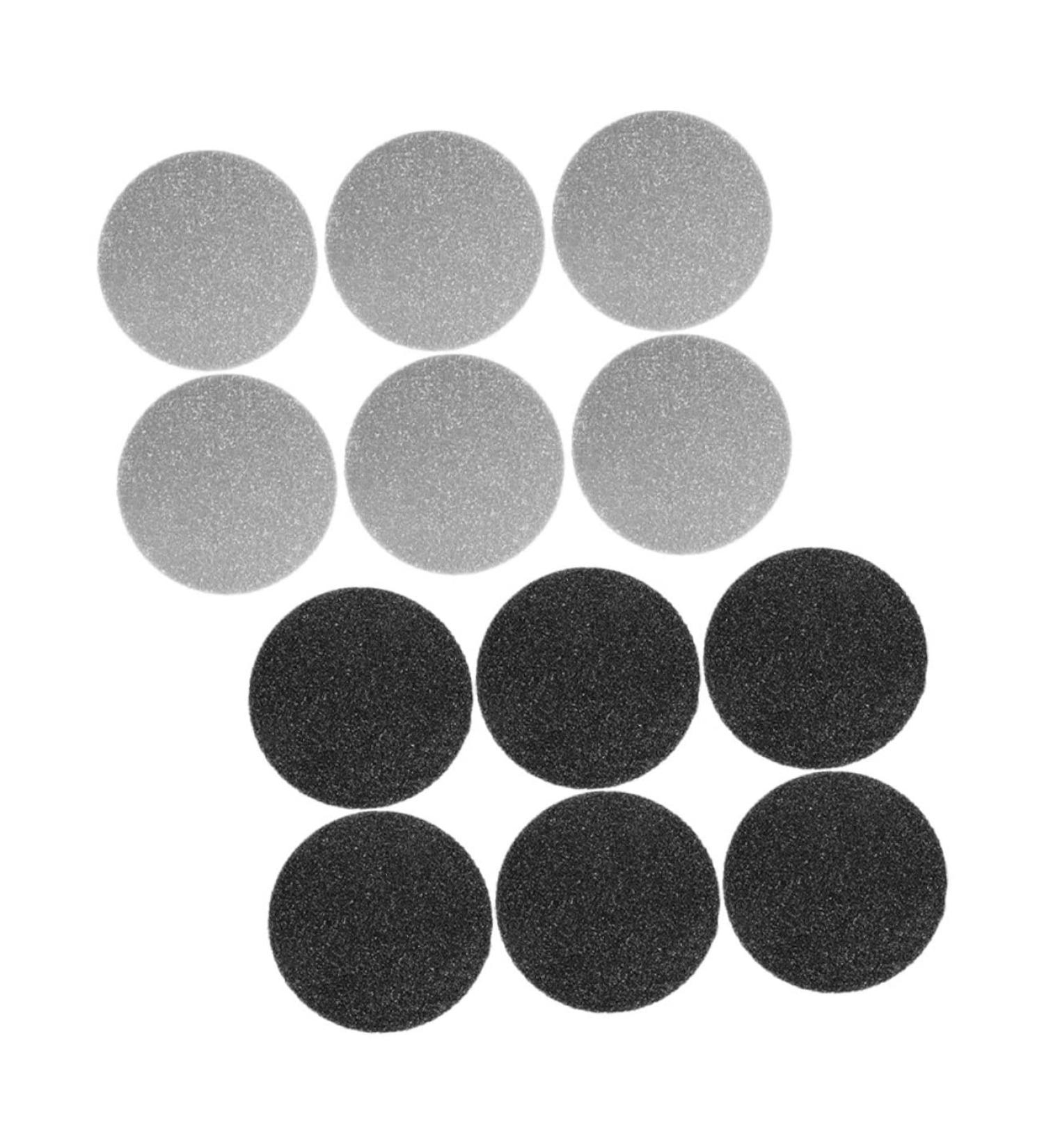 IWOWHERO 12pcs Foot Grinding Stone Extra Coarse Replacement Roller Heads Electronic Foot File Replacement Foot Foot Grinding Electric Polished Frosted Stone Tool Head Manicure - Buy Online on GoSupps.com