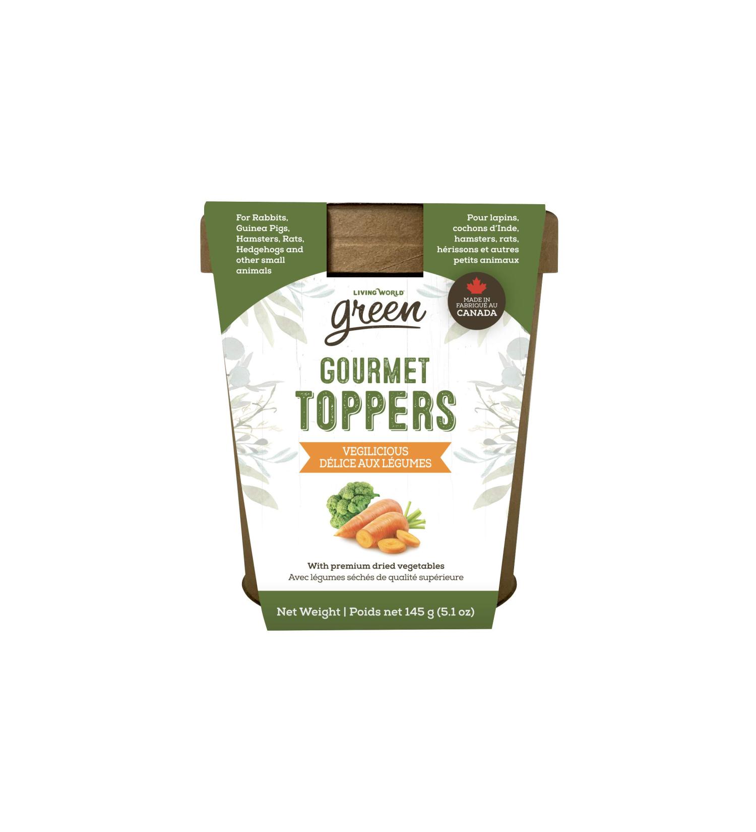 Living World Green Gourmet Toppers - Vegilicious - 145 g (5.1 oz) - Buy Online on GoSupps.com