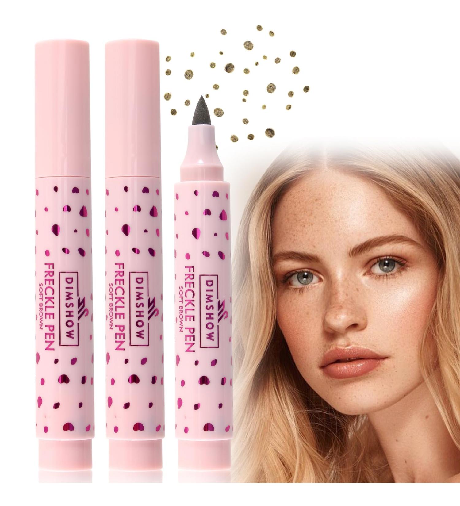Erinde Liquid Freckle Pen - Fake Freckles Makeup for a Natural Look | Waterproof & Long-lasting Soft Brown #03 - Buy Online on GoSupps.com