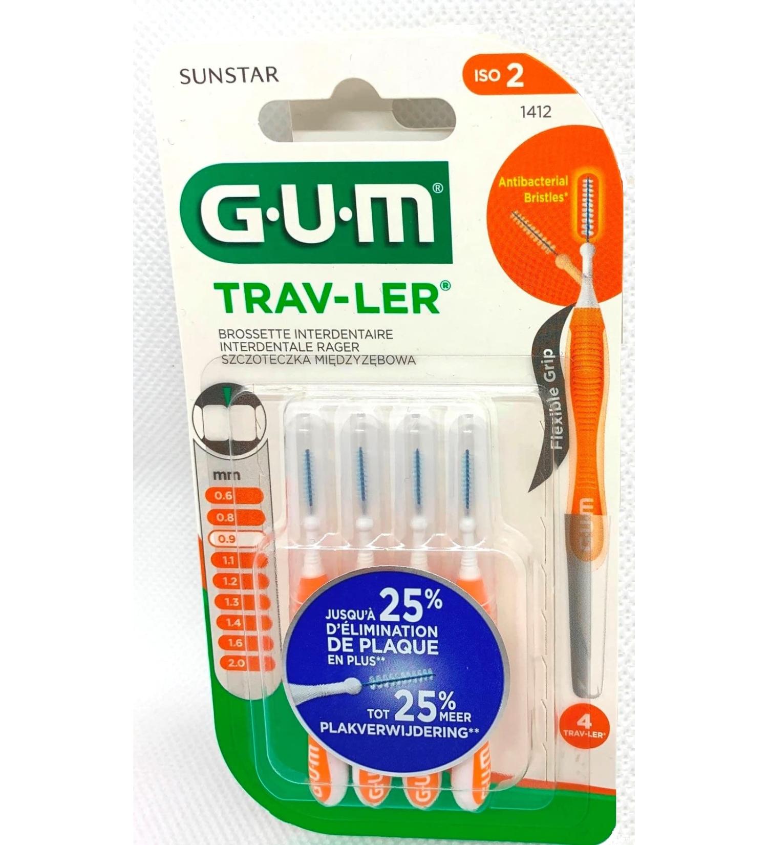 GUM Travler 1412 Interdental brush 4 0.9 mm