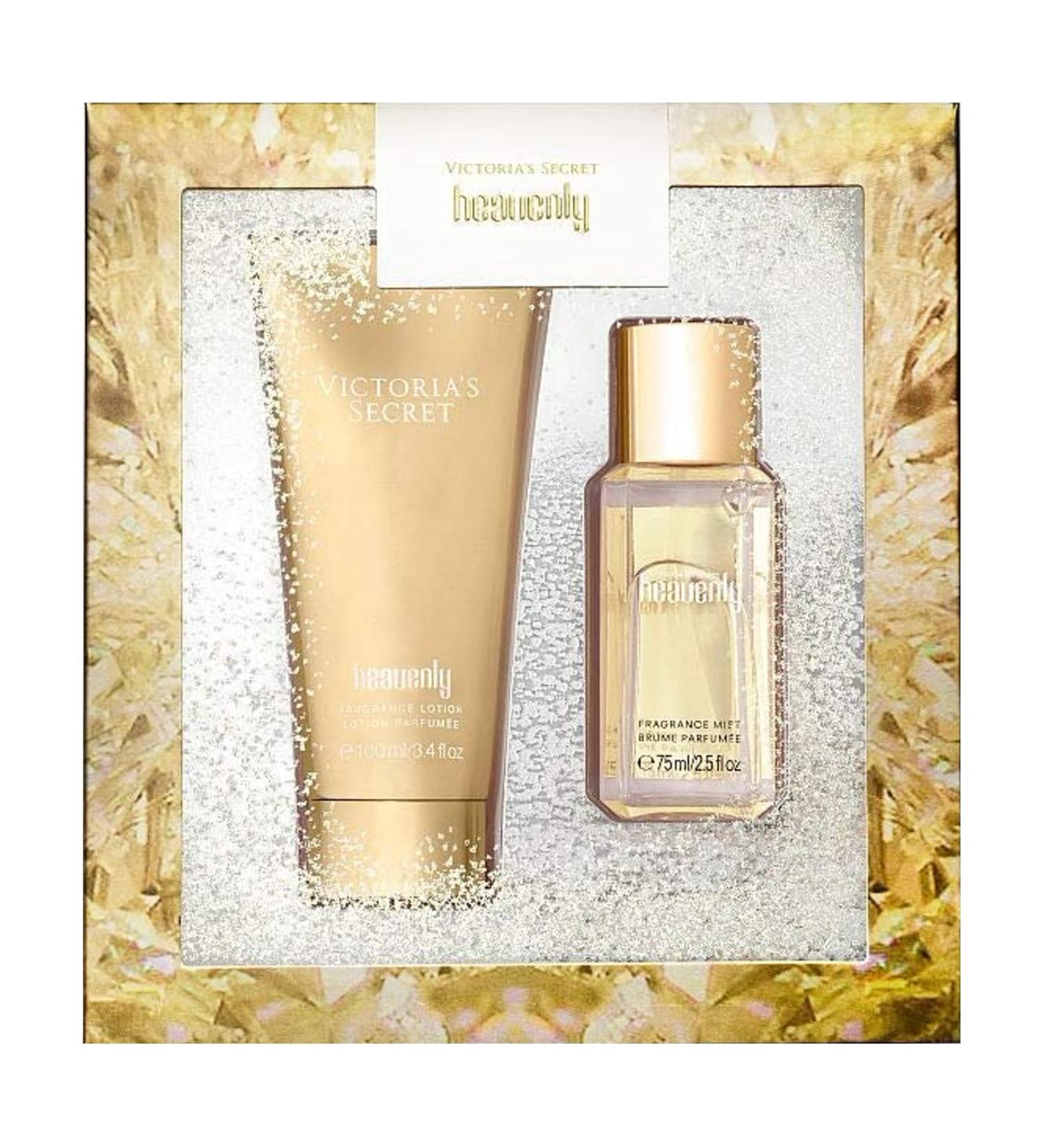 Victoria's Secret Heavenly Fragrance Mist and Velet Cream Body Lotion 2-Piece Gift Set for Women