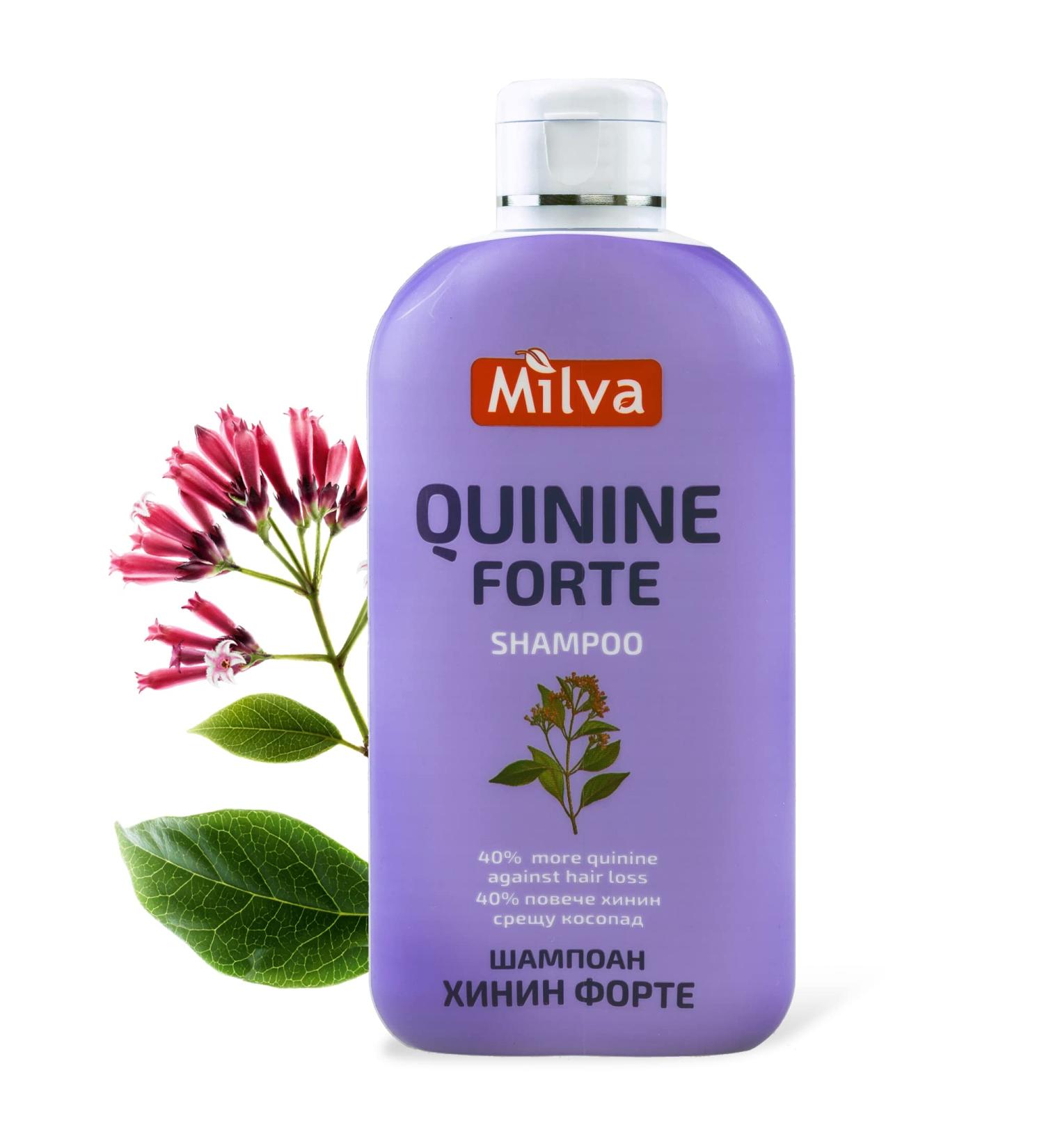 Milva Forte Chinin Shampoo for Hair Loss | Hair Growth Shampoo for Men & Women | 200 ml | Nourish & Strengthen Hair - Buy Online on GoSupps.com