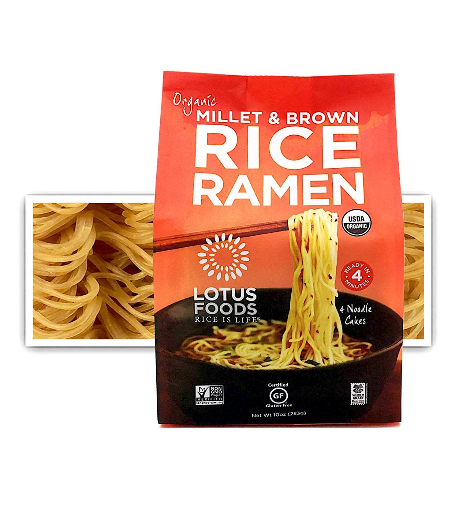 Lotus Foods Organic Millet & Brown Rice Ramen Noodles - 10 oz - Buy Online on GoSupps.com