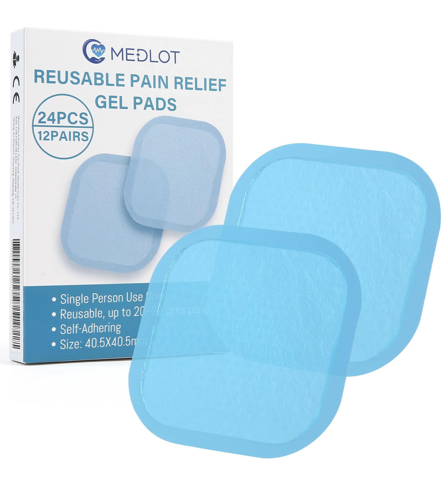 Tens Gel Pads Refills for Omron PM311 - 12 Pairs (24 Pcs) Self-Adhesive Electrode Pads | International Shipping Available - Buy Online on GoSupps.com