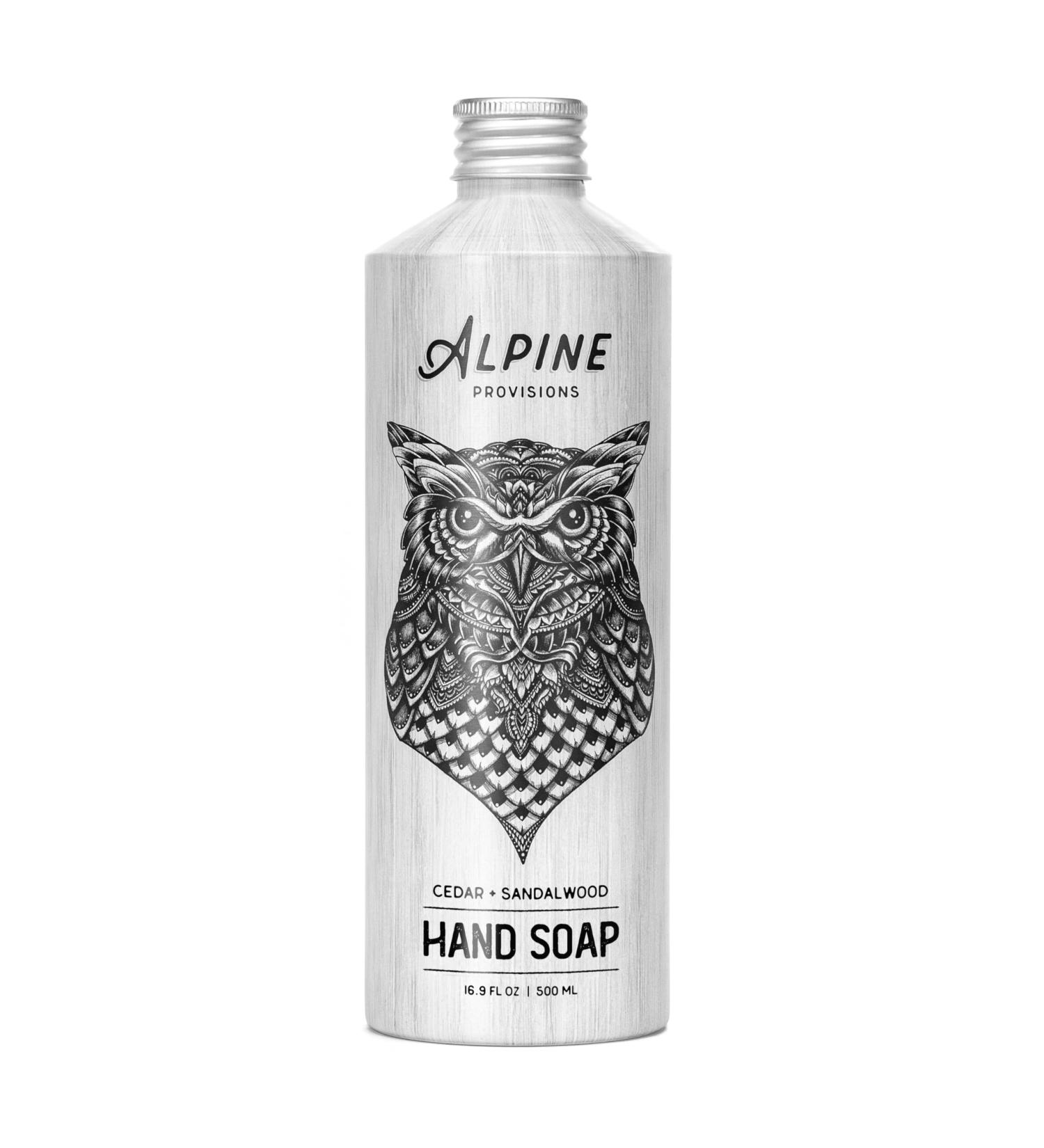 Buy Alpine Provisions Cedar & Sandalwood Hand Soap - Vegan Organic Plant-Based & Moisturizing - 16.9 FL oz - International Shipping Available - Buy Online on GoSupps.com