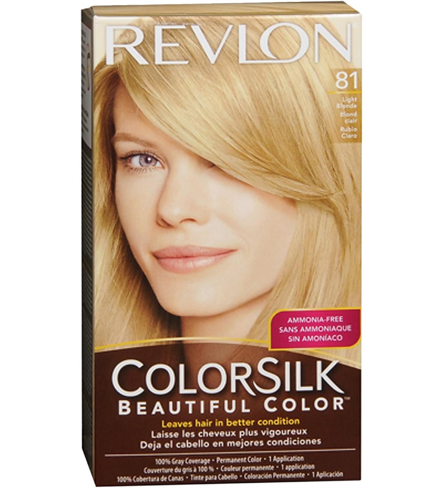 Revlon Colorsilk Ammonia Free Permanent Haircolor Level 3 8N Light Blonde 81 by Revlon