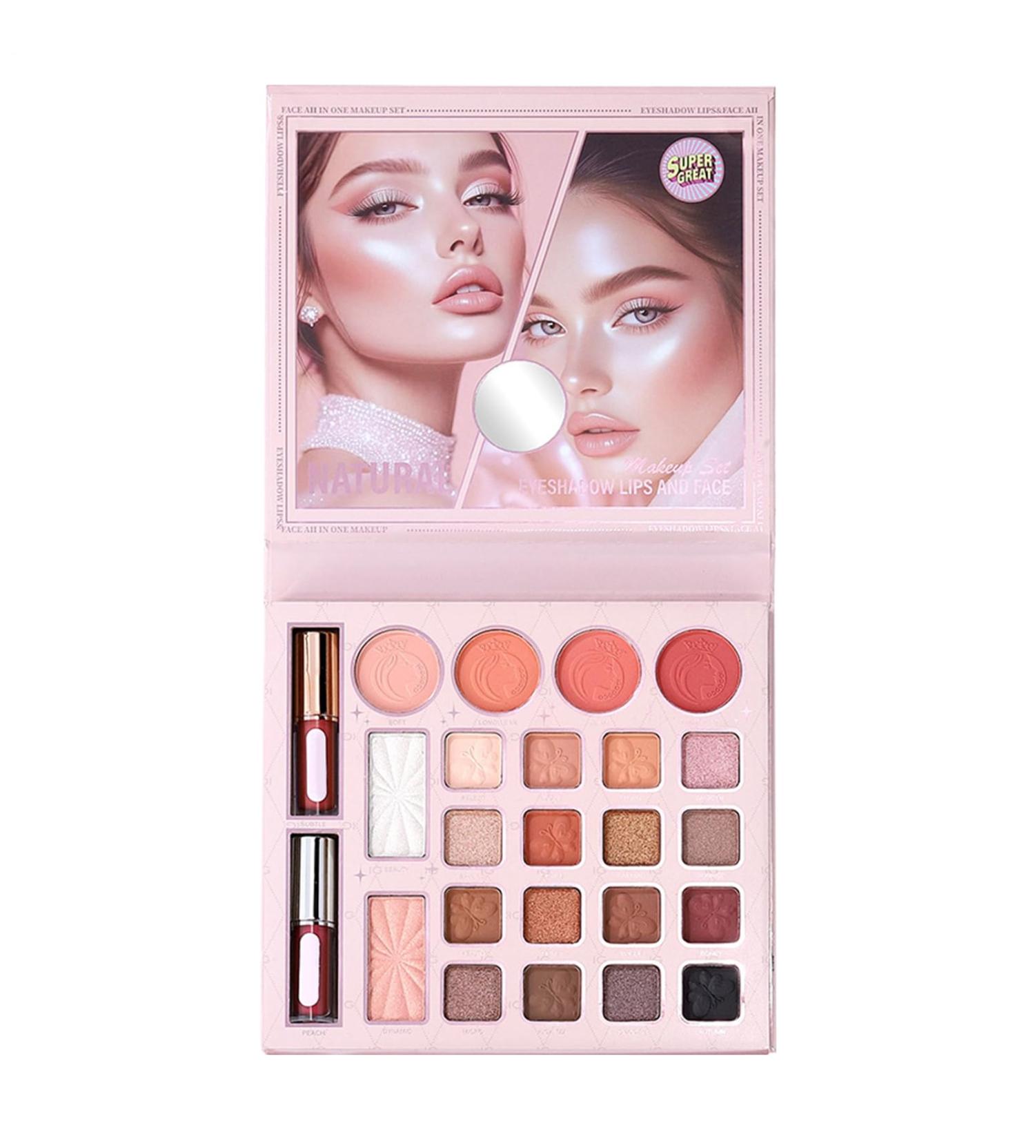 Palette de maquillage - 24 couleurs nacr es et scintillantes - Palette de fards paupi res de voyage - Pour femmes adolescentes et filles f te d'Halloween voyage quotidien et quotidien - Buy Online on GoSupps.com