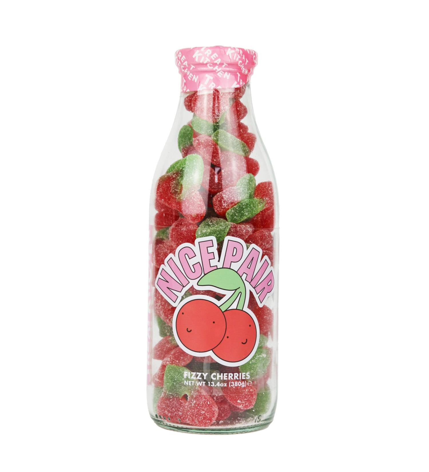 Sweets Bottle 'Nice Pair' Gummy Cherry Sweets Candy Gift Treat Kitchen - 350g - Buy Online on GoSupps.com