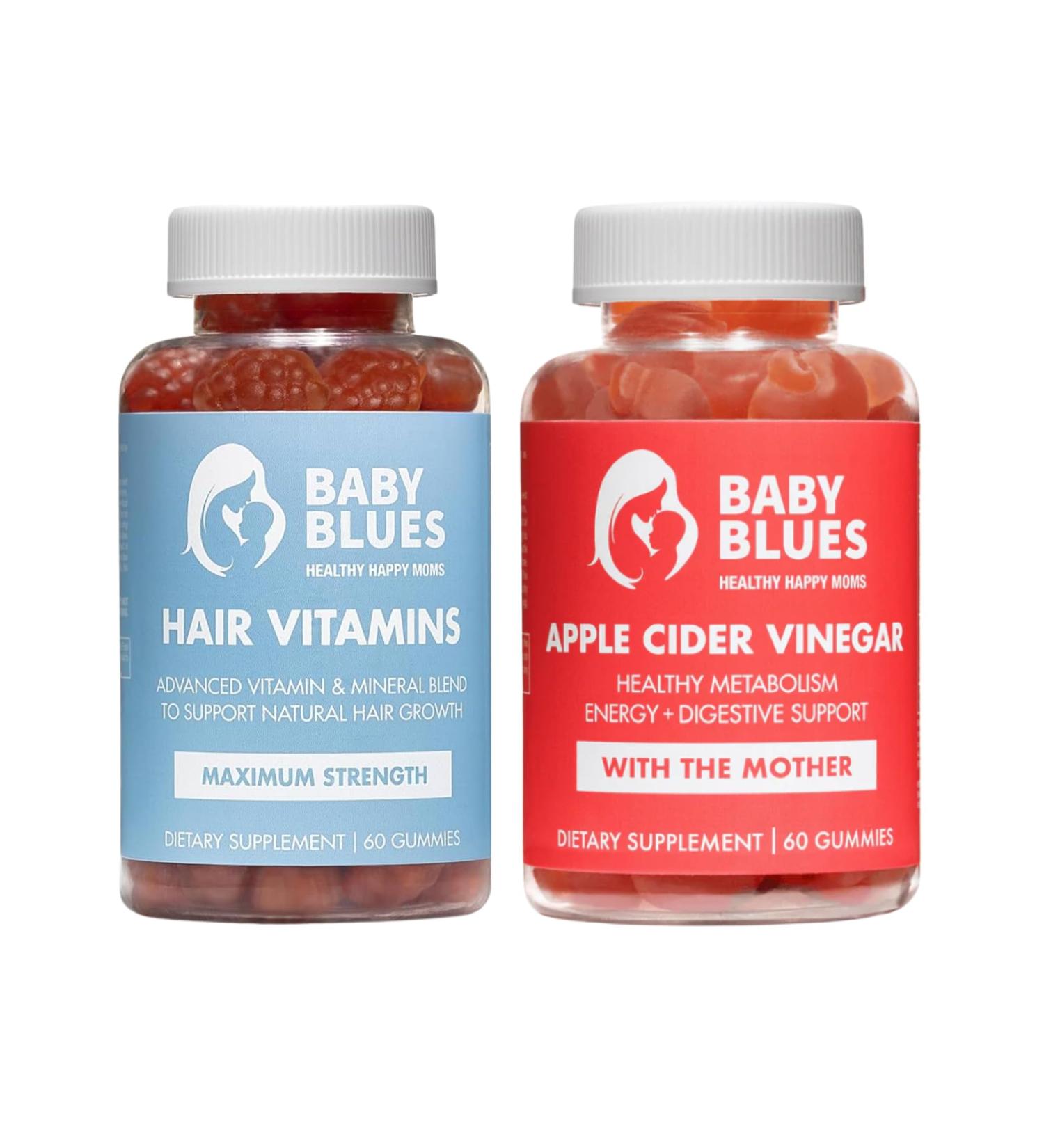 Baby Blues Hair Regrowth & Metabolism Support Gummies - Buy Online on GoSupps.com