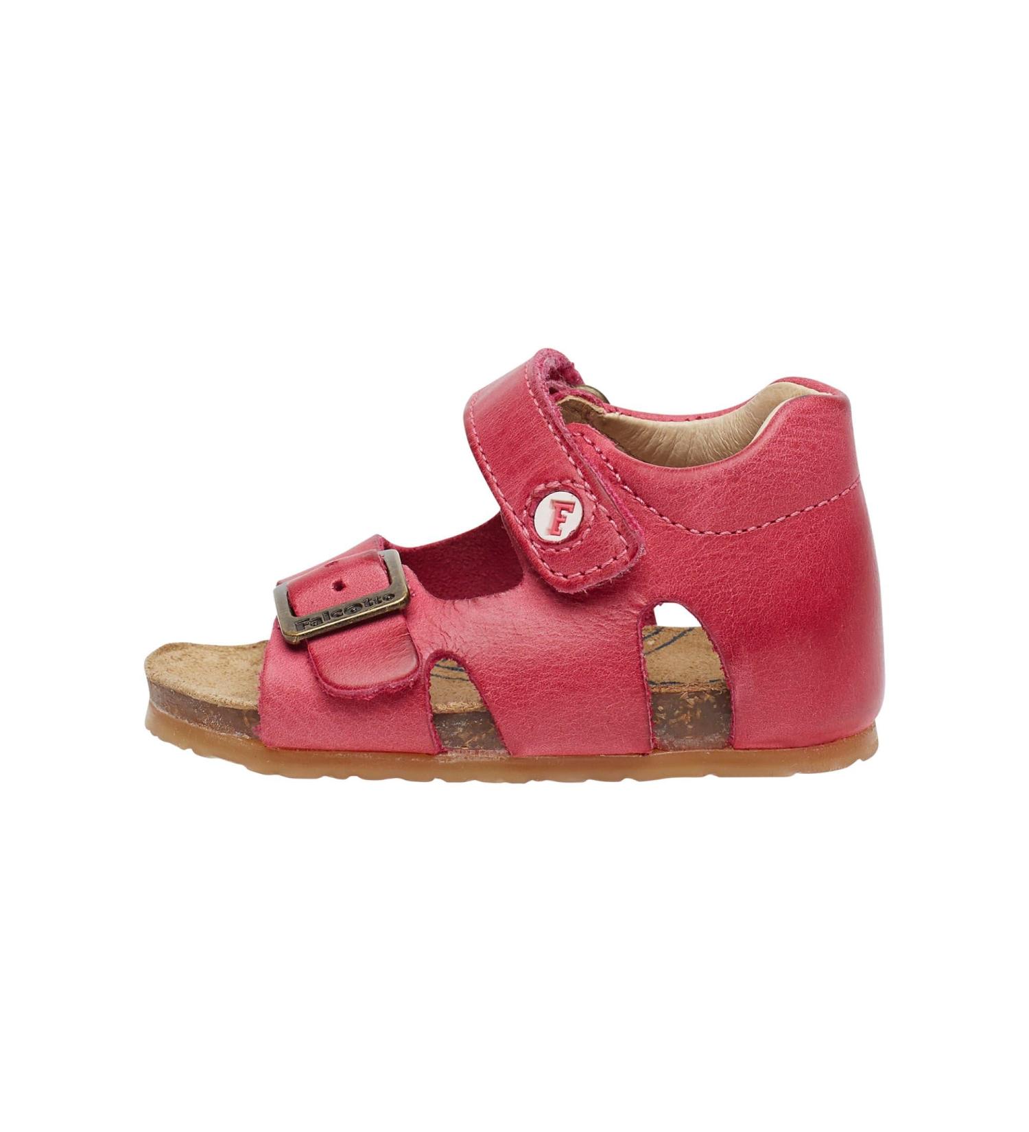 Falcotto BEA Leather Sandals - 7.5 UK Child - Fuchsia - Buy Online on GoSupps.com