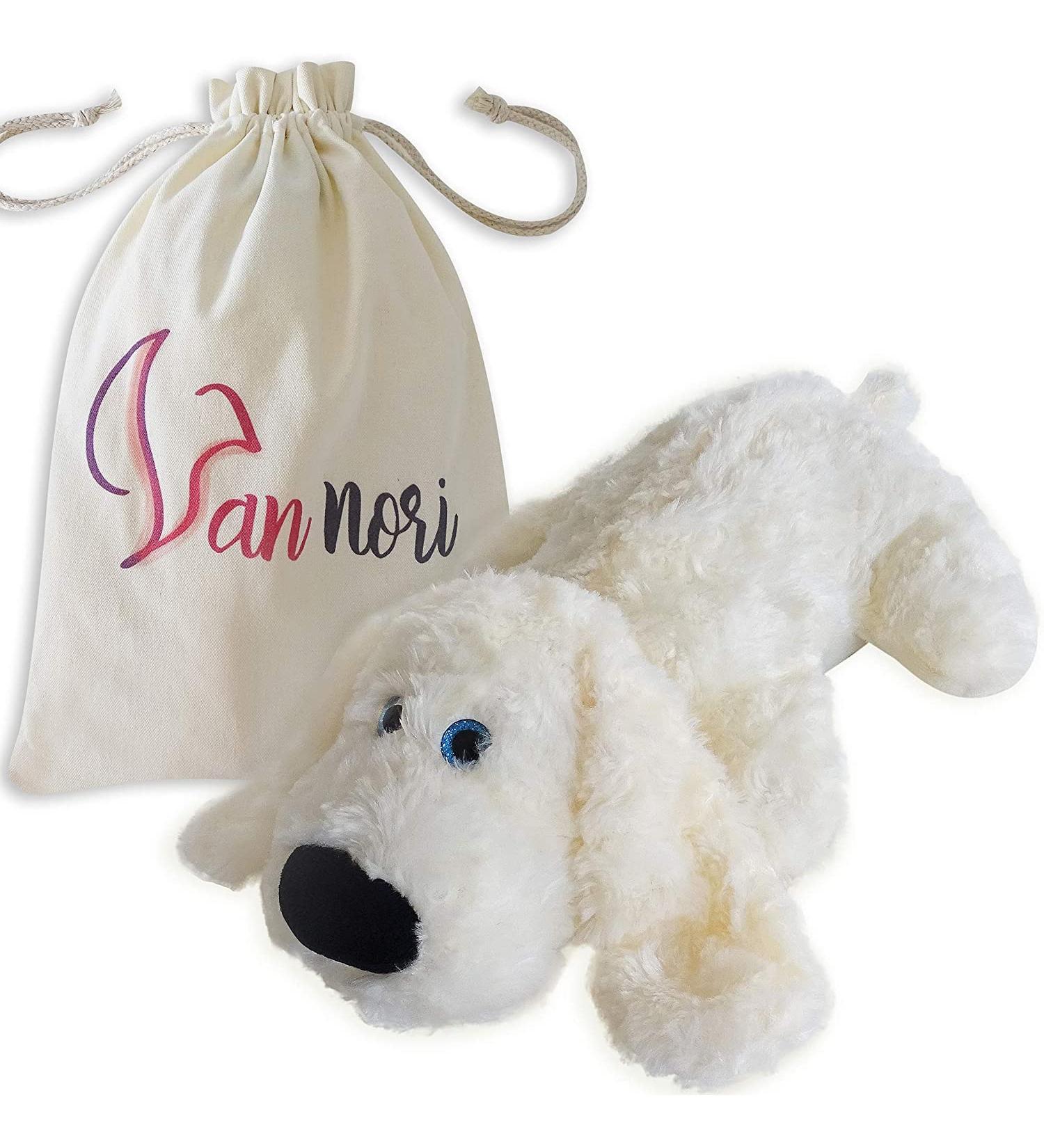 Stuffed Sloth Microwavable Heating Pad for Menstrual Cramps - Dog Cream | Calming Therapy for Adults & Teens - Buy Online on GoSupps.com