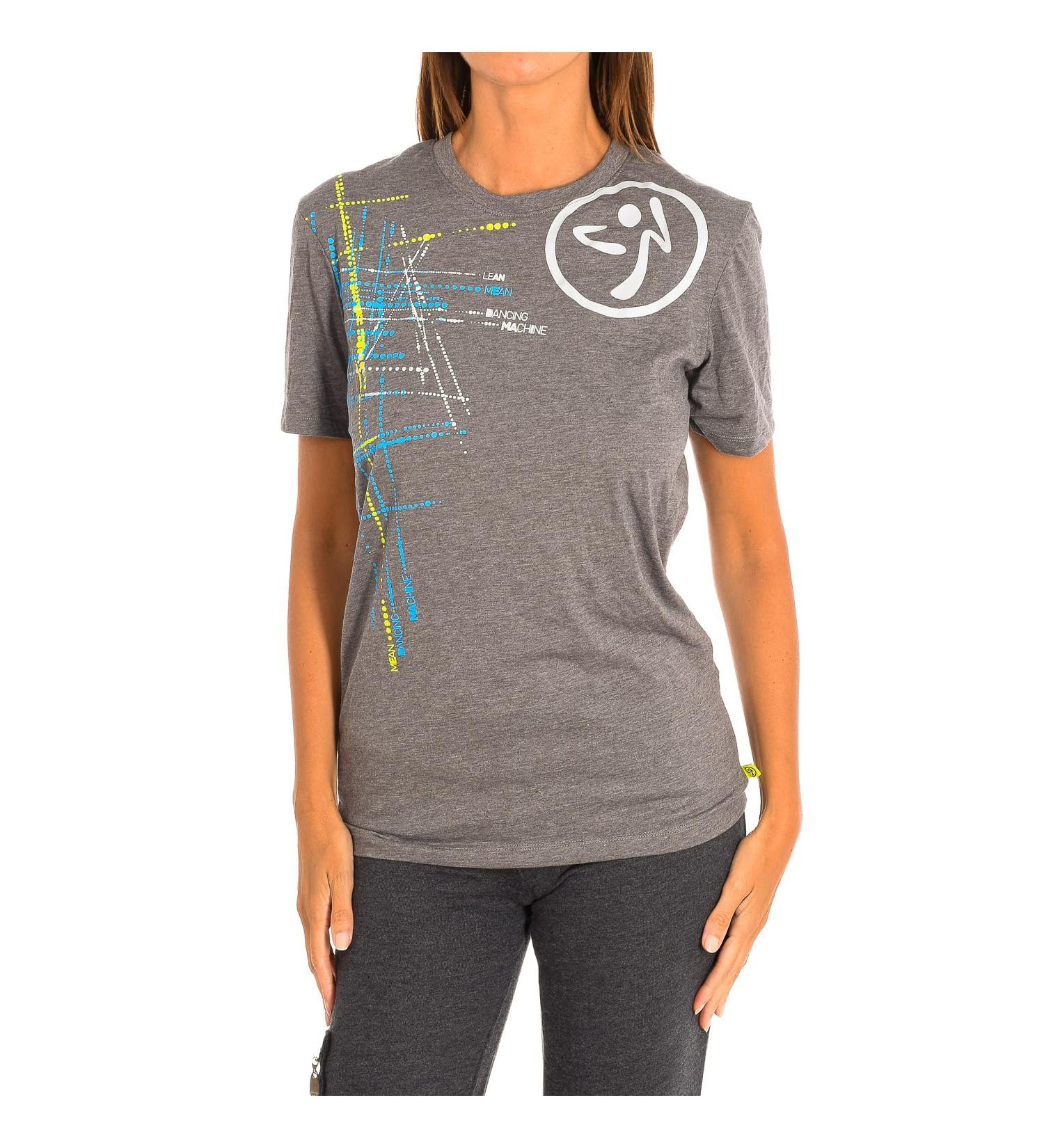 Zumba Fitness A-to-Round Neck M Dark N Dirty Slate - Shop Quality Activewear for International Shipping - Buy Online on GoSupps.com