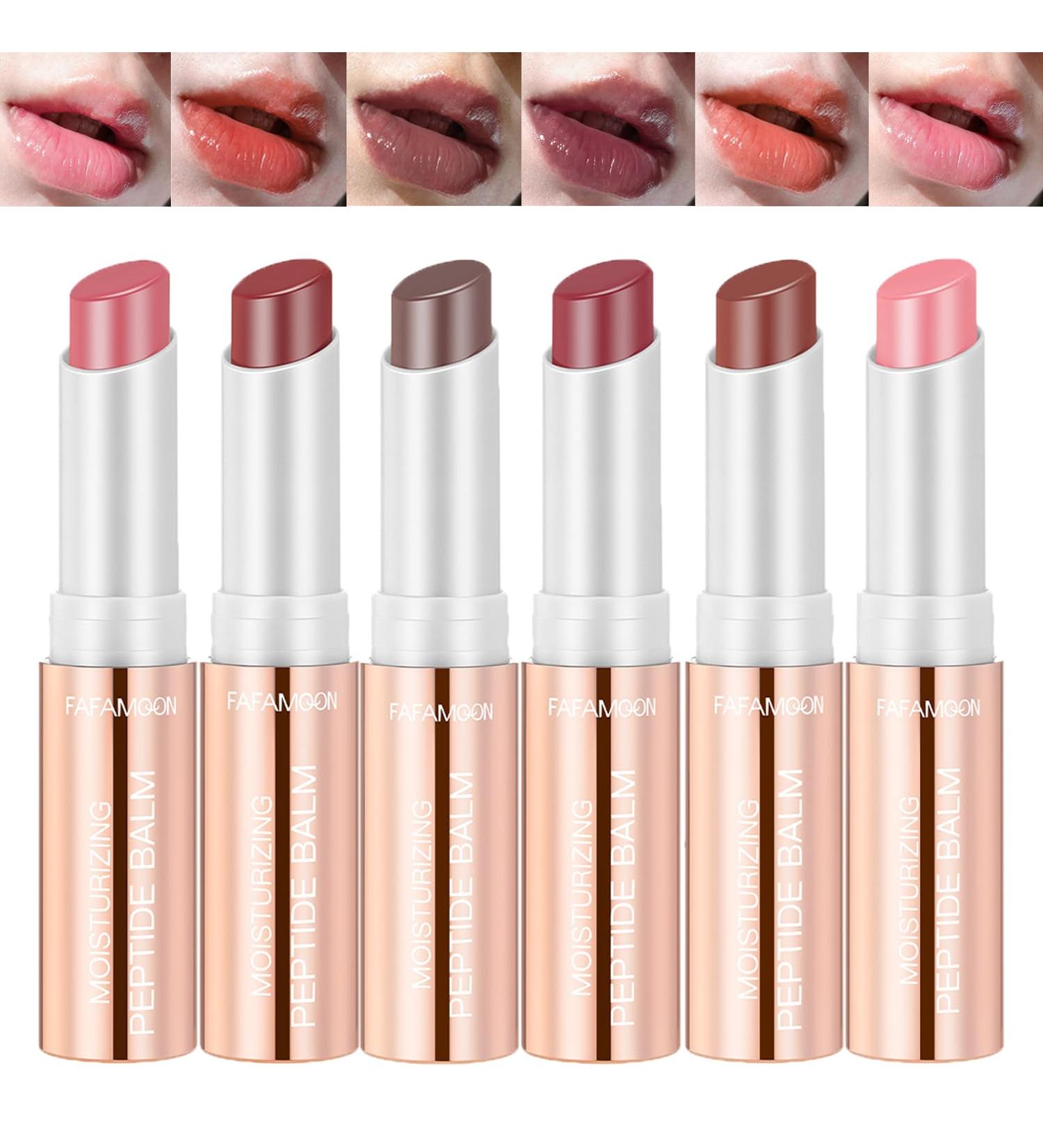 Sitovely 6PCS Hydrating Jelly Lipstick Lip Tint Powerful Lipstick Moisturizing Lip Tint Water Plumping Lip Gloss Lightweight Tinted Lip Balm - Buy Online on GoSupps.com