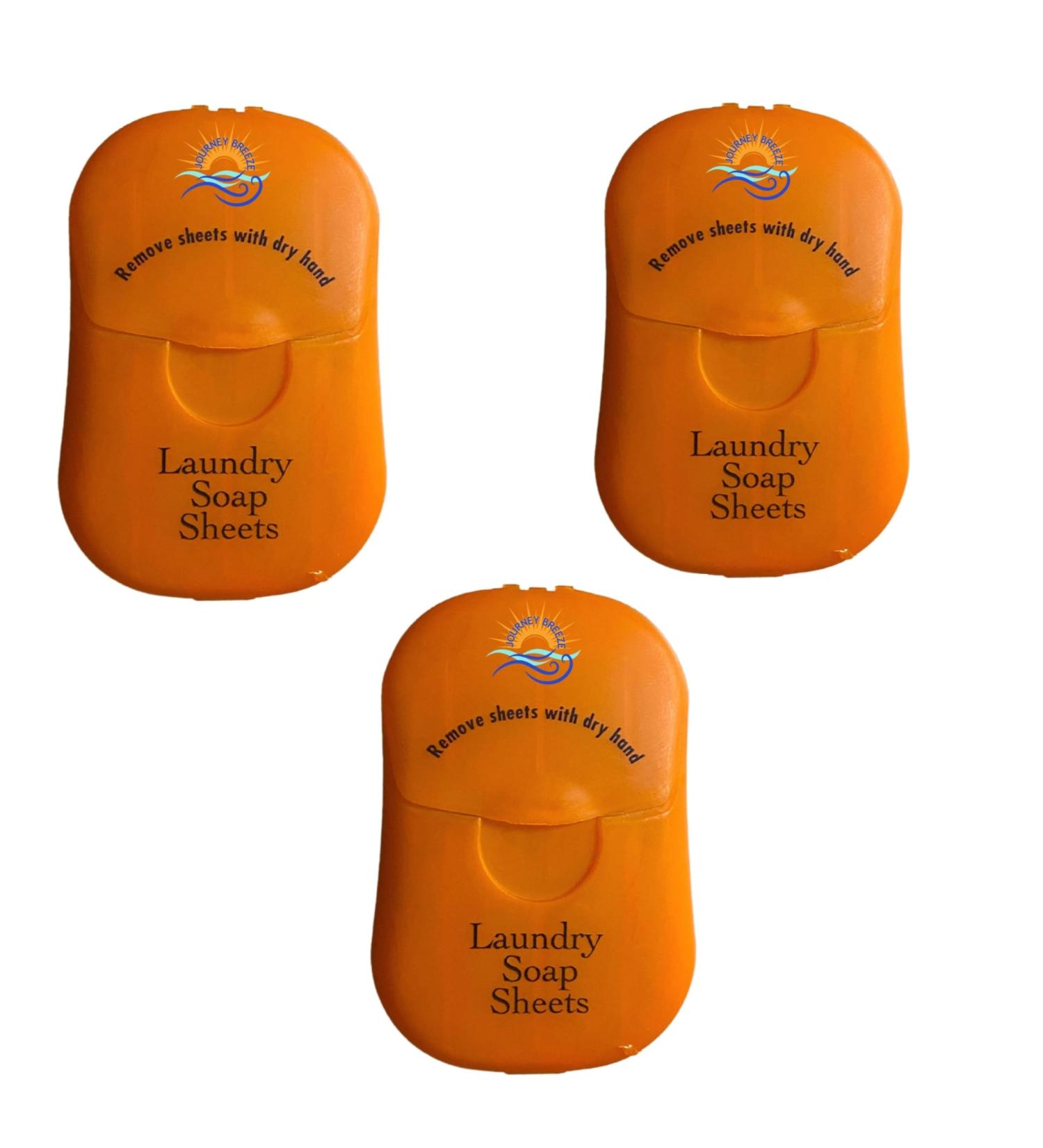 Travel Laundry Detergent Sheets - 50-Count Portable & Efficient for Camping Cruises and Hotels | Compact 3-Pack - Buy Online on GoSupps.com