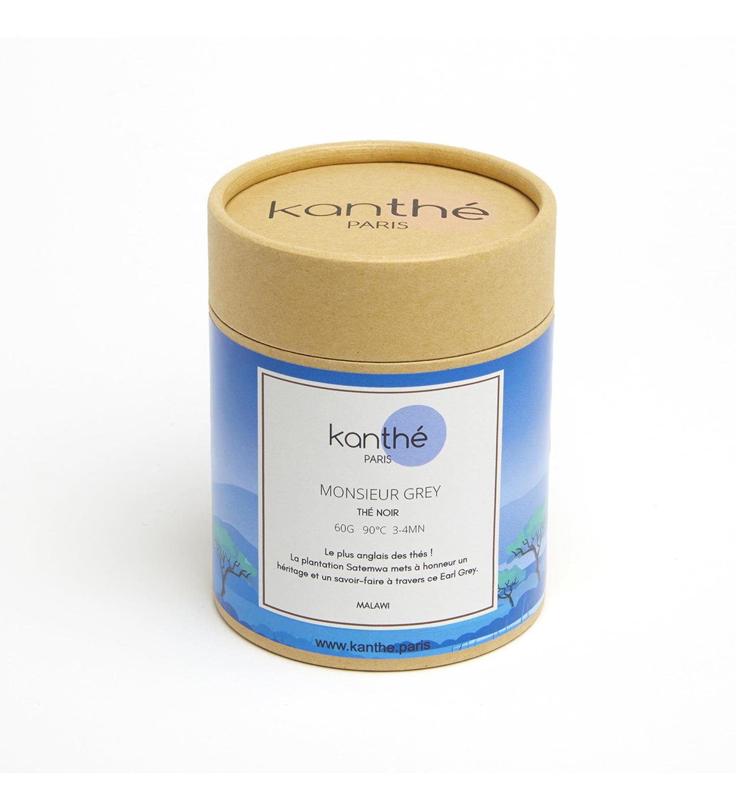 Kanth - Monsieur Grey - Th noir aromatis - Earl Grey - Bergamote - de Malawi - Bo te de 100g