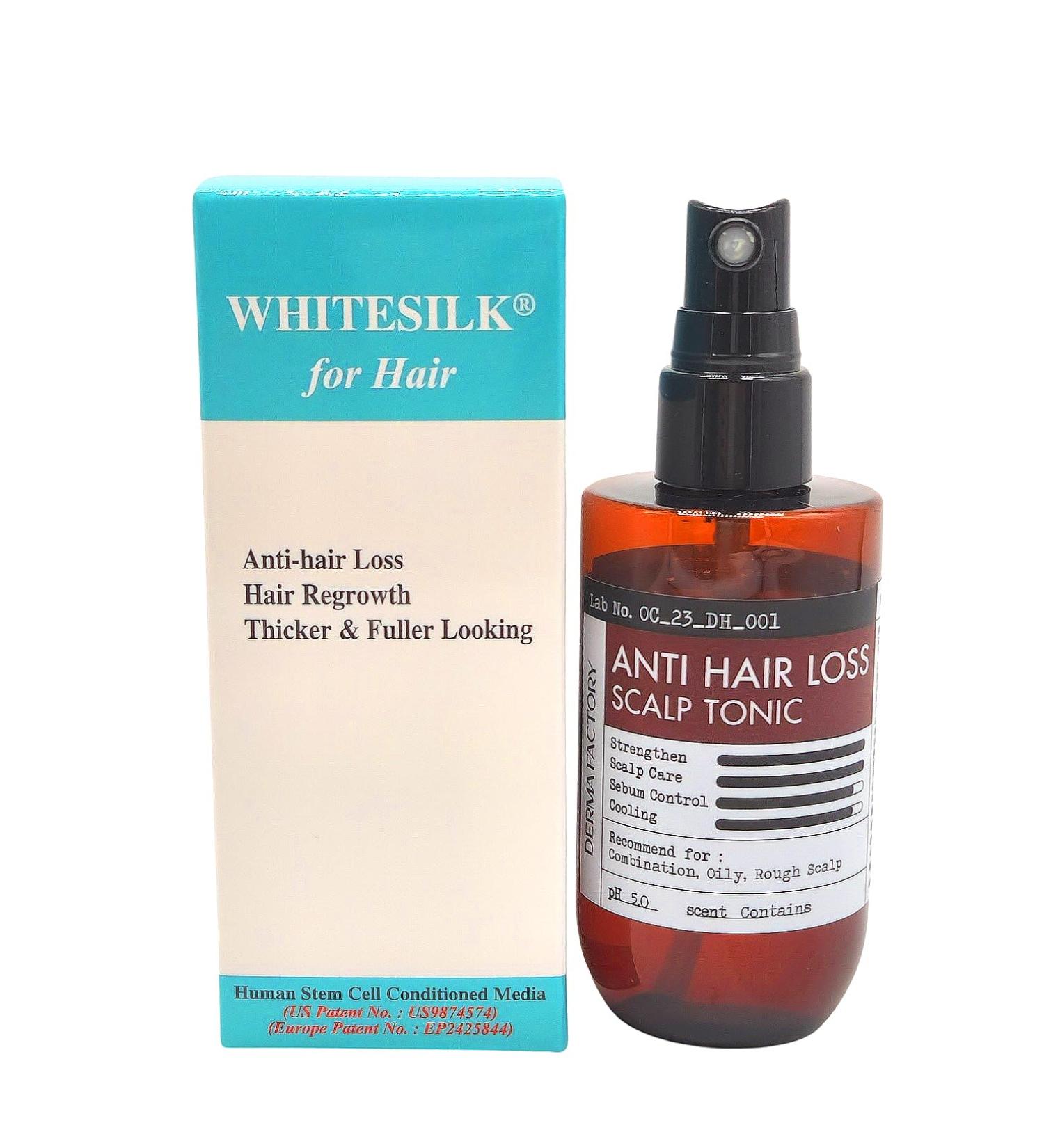 WHITESILK (100ml) THE SCM 85 (human stem cell) + HGF Therapy Anti-Hair Loss Hair Scalp EXPERT Serum Promotes Growth and Lessens Hair Loss with SCM-3D Biomimetic Technology - Buy Online on GoSupps.com