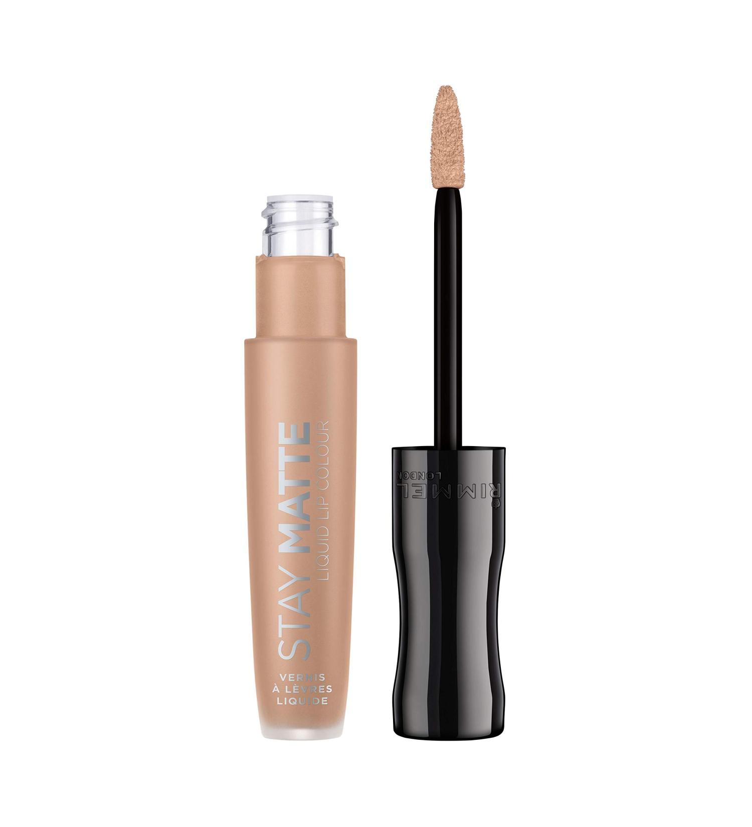 Rimmel London Stay Matte Liquid Lipstick Raw Embrace Nude 5.5ml - Shade 1 - Buy Online on GoSupps.com
