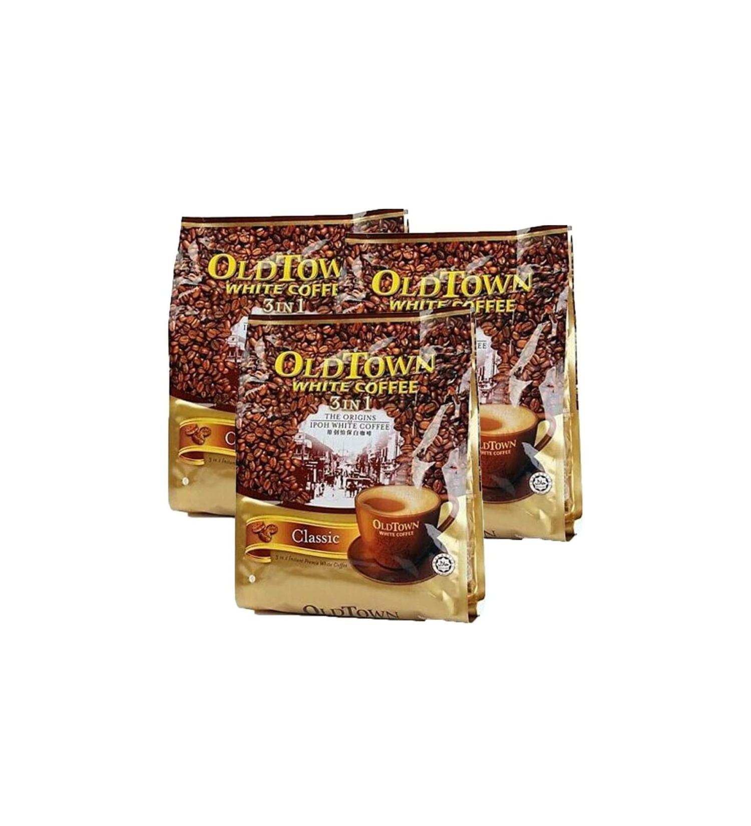 CNMART Malaysia Oldtown 3 in 1 White Coffee Classic Flavour 15 Sachets (Pack of 3) - Buy Online on GoSupps.com
