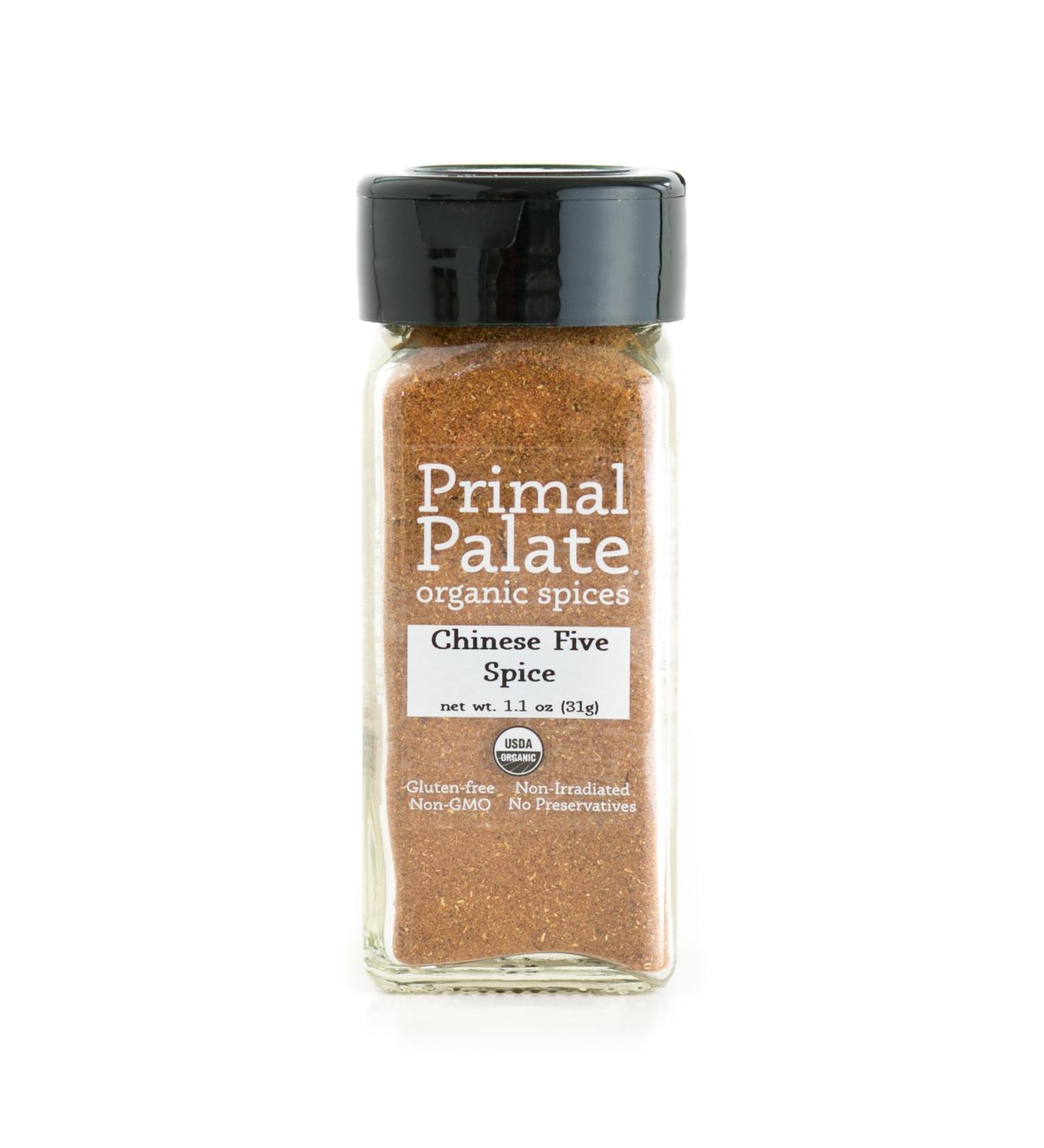 Primal Palate Organic Chinese Five Spice - 1.1 oz Bottle | Certified Organic - Buy Online on GoSupps.com