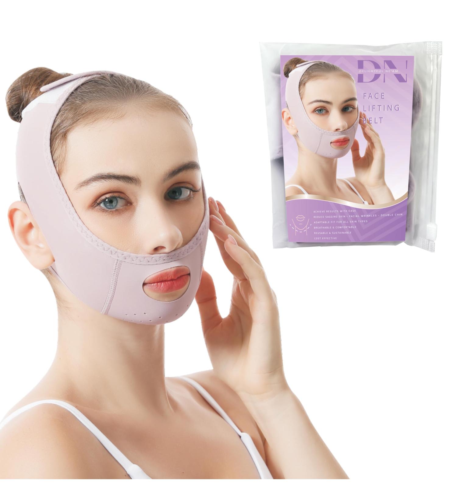 V Line Lifting Mask & Chin Reducer | Double Chin Strap | Face Slimming Strap for Effective Chin Lifting - Buy Online on GoSupps.com