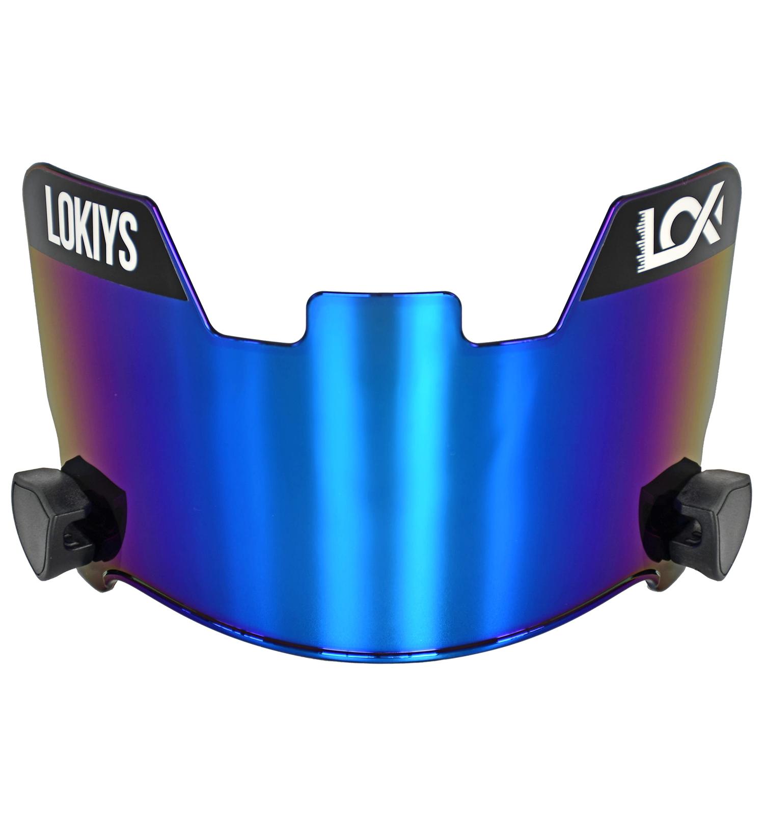 LOKIYS Football Visor for Youth & Adult Helmets - Blue | Enhance Your Game with Premium Protection - Buy Online on GoSupps.com