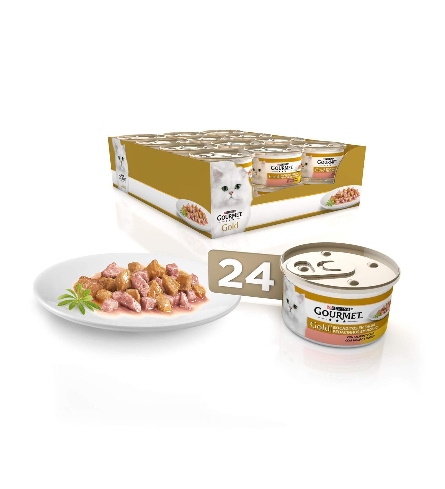 Purina Gourmet Gold Dumplings with Sauce 24 x 85g - Buy Online on GoSupps.com