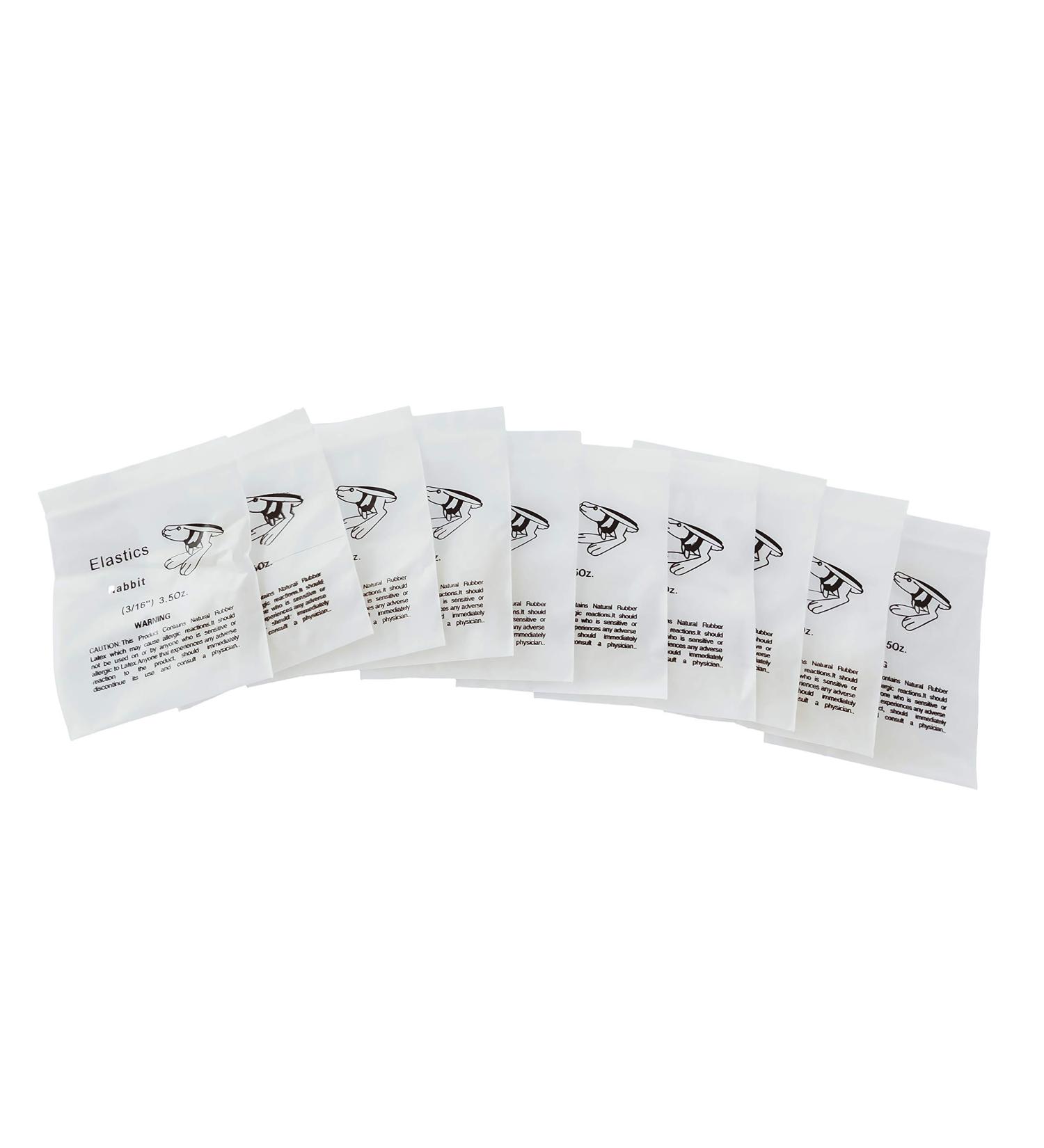 10 Packs Dental Orthodontics Clear Elastics Rubber Bands - 3/16 Rabbit 1000pcs - Buy Online on GoSupps.com