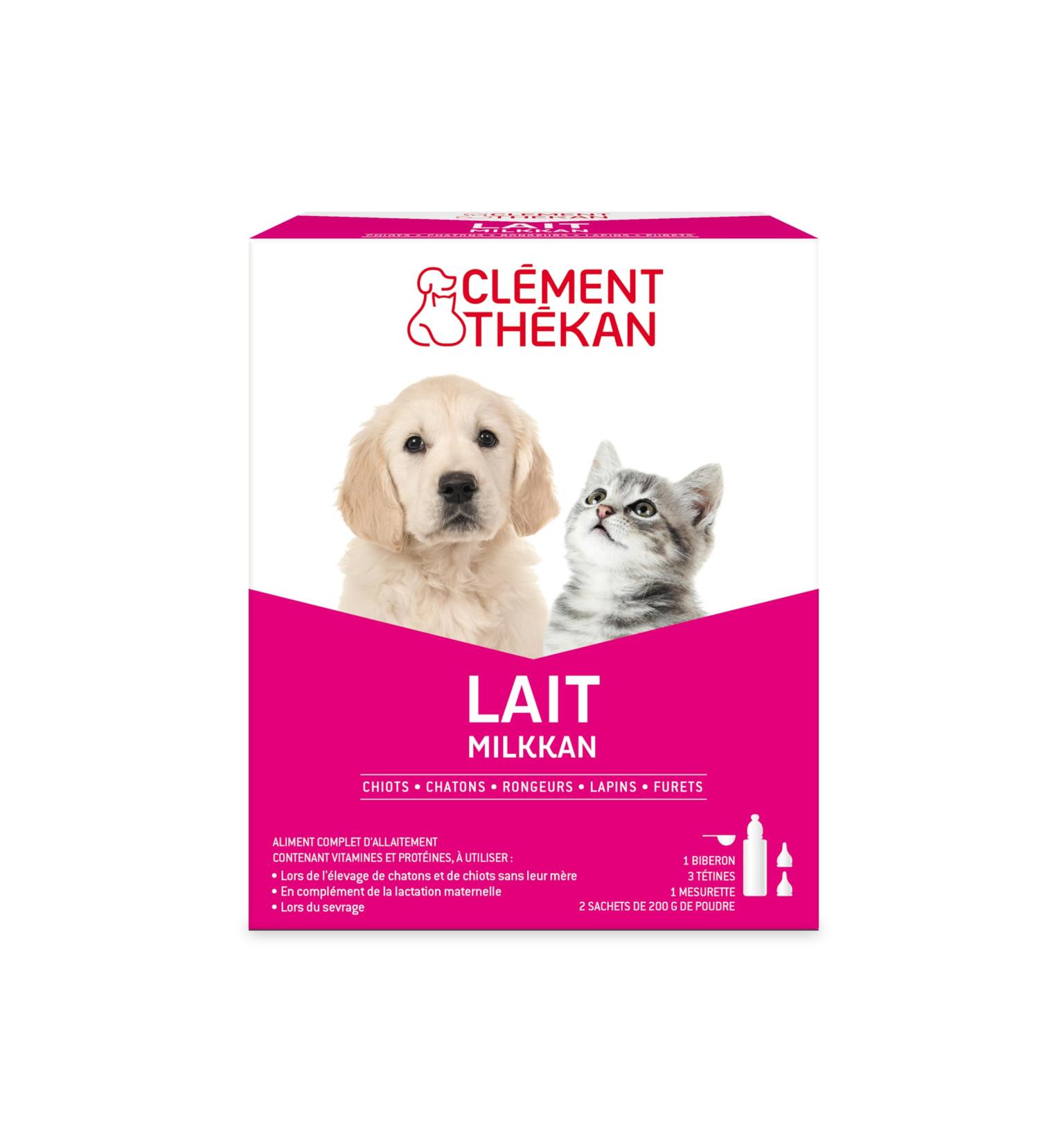 Cl ment Th kan - Milkkan Milk - Powdered Milk - Complete milk replacer for puppies and kittens - 400 g (2x200 g) - Buy Online on GoSupps.com