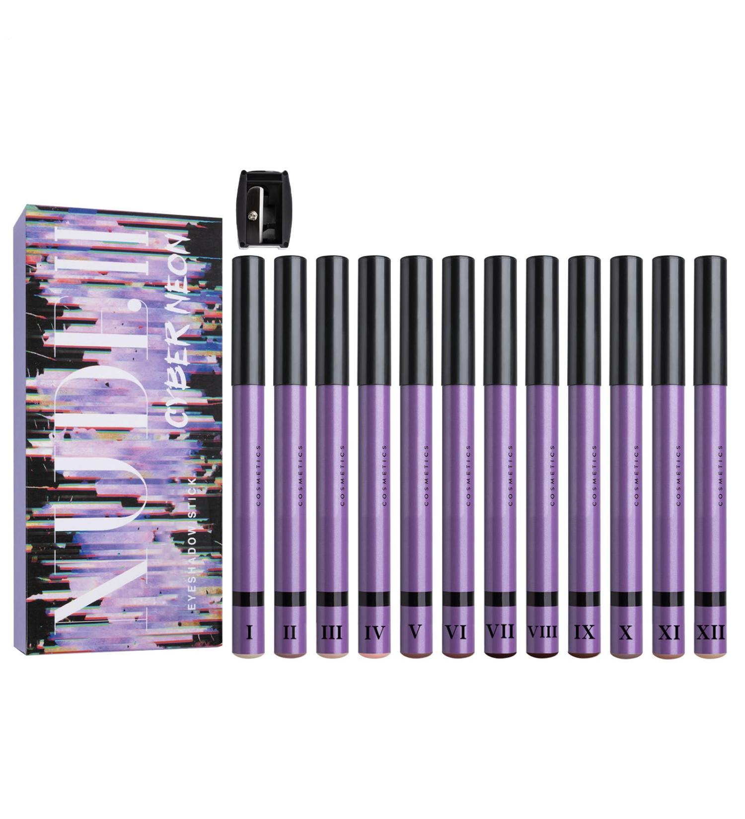Eyeshadows - 12 long-lasting colors pearlescent pencils - Eyeliner for women teens lips eyebrows dance dates everyday use - Buy Online on GoSupps.com
