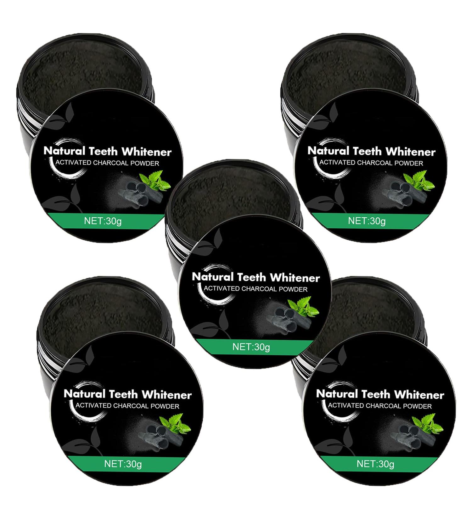 Cleopatra's Natural Teeth Whitening Powder - 30g Stain Remover & Toothpaste Alternative (5 PCS) | Effective & Safe for All Smiles - Buy Online on GoSupps.com