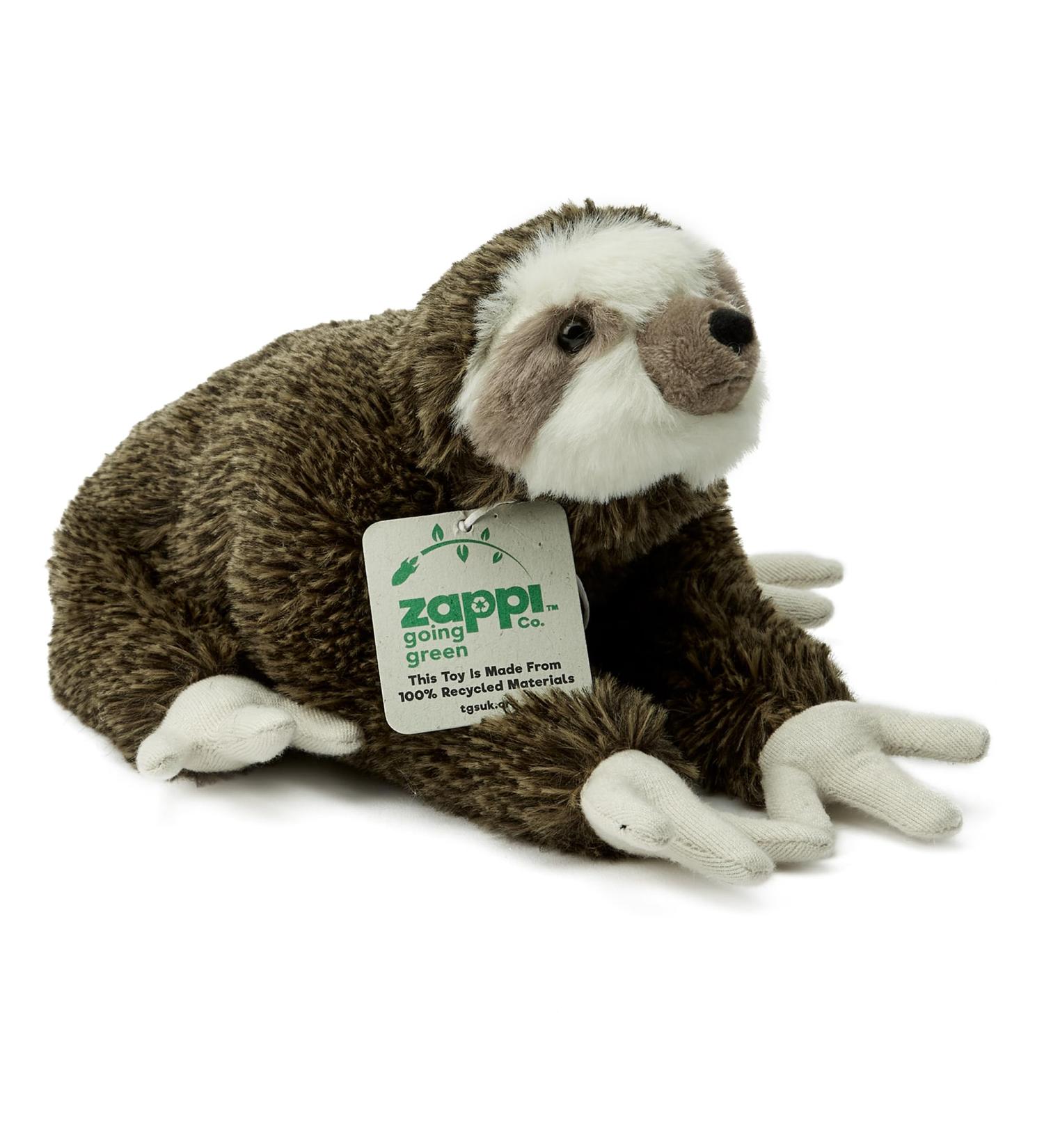 Zappi Co Ultra Soft Sloth Plush Toy (24.5cm) - Eco-Friendly Newborn Gift - Buy Online on GoSupps.com