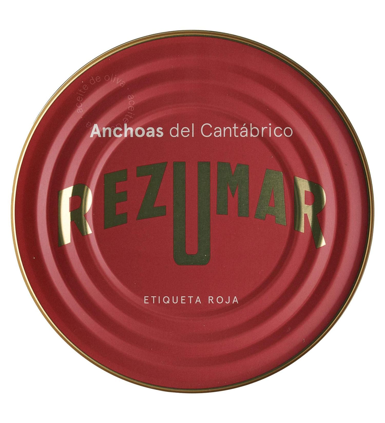 Rezumar Cantabrian Anchovy Fillets in Olive Oil - 520g | Premium Quality International Shipping - Buy Online on GoSupps.com