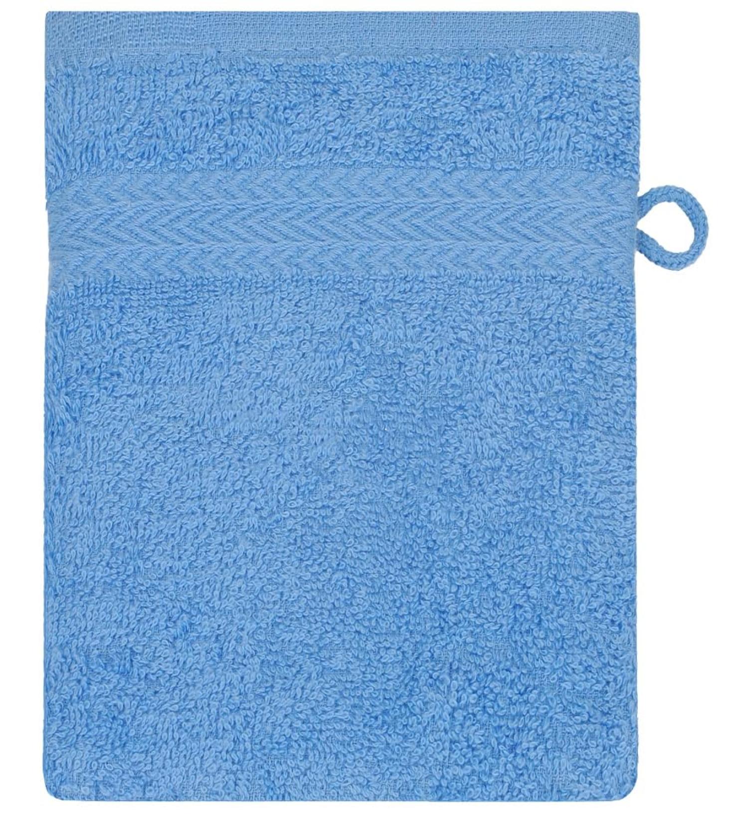Buy Betz Premium Cotton Wash Mitt | 100% Cotton Washcloth 16x21 cm - Light Blue | International Shipping Available - Buy Online on GoSupps.com