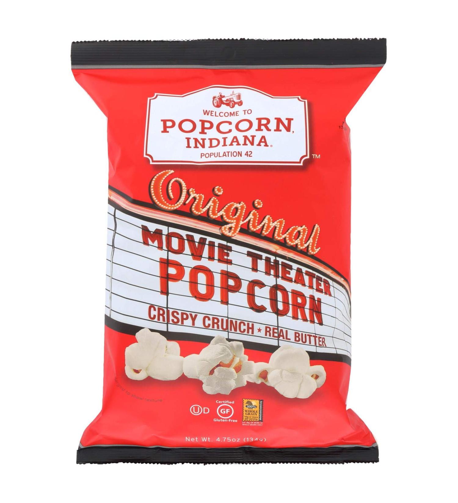 Popcorn Indiana P.I. Movie Theater Popcorn 4.75 Oz (Pack Of 12)